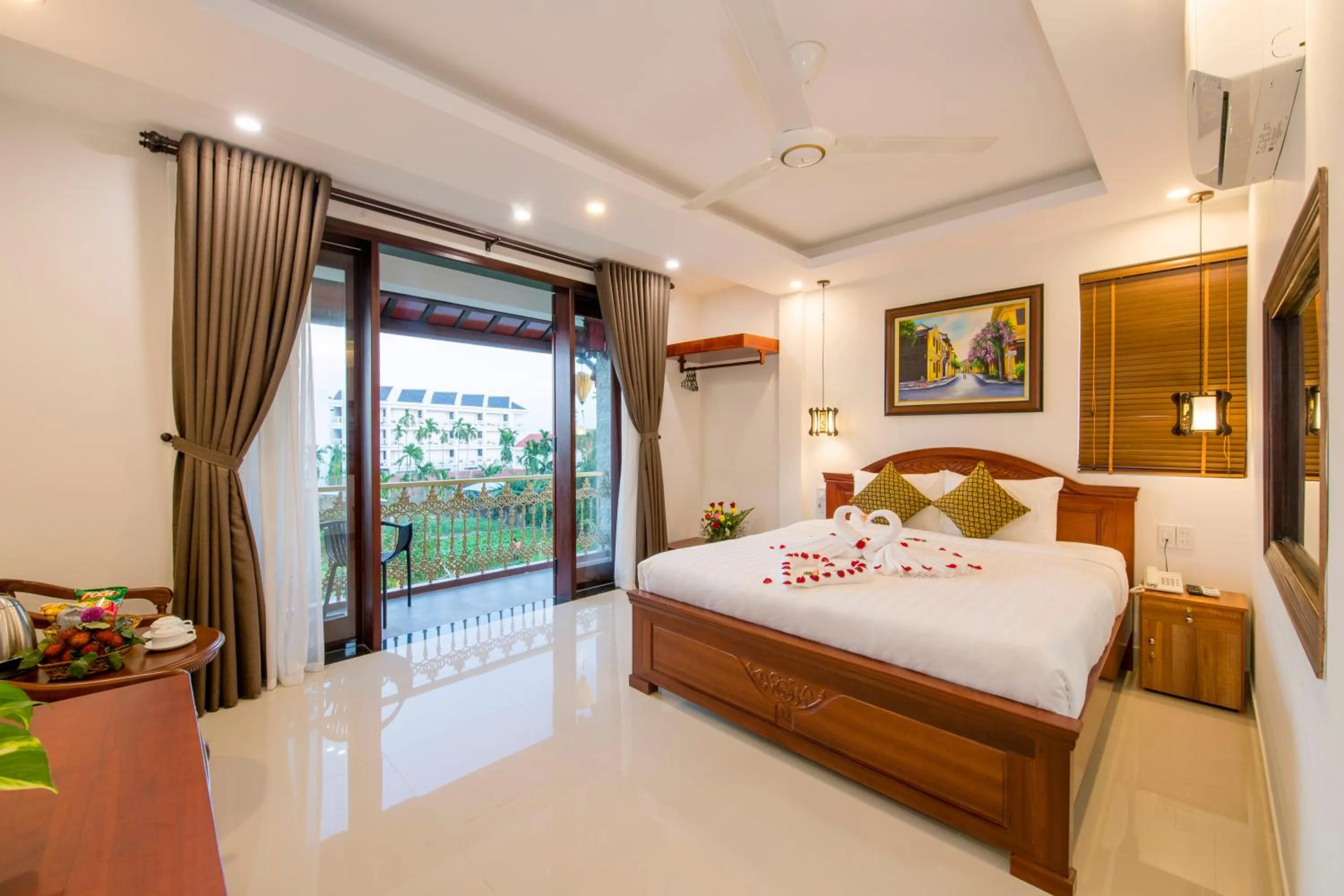 Bed in Bonsai Villa Hoi An