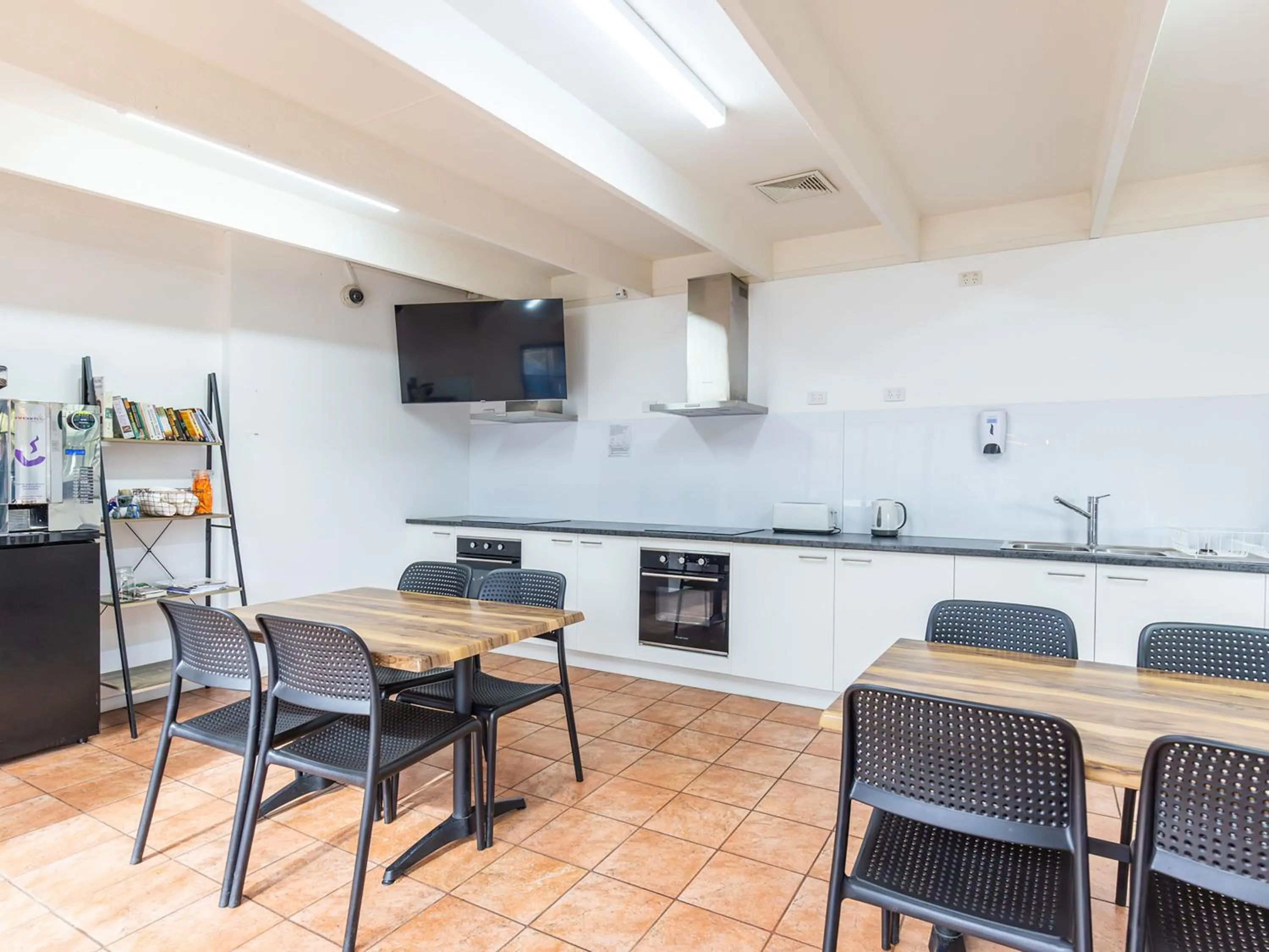 Communal kitchen in NRMA Ballarat Holiday Park