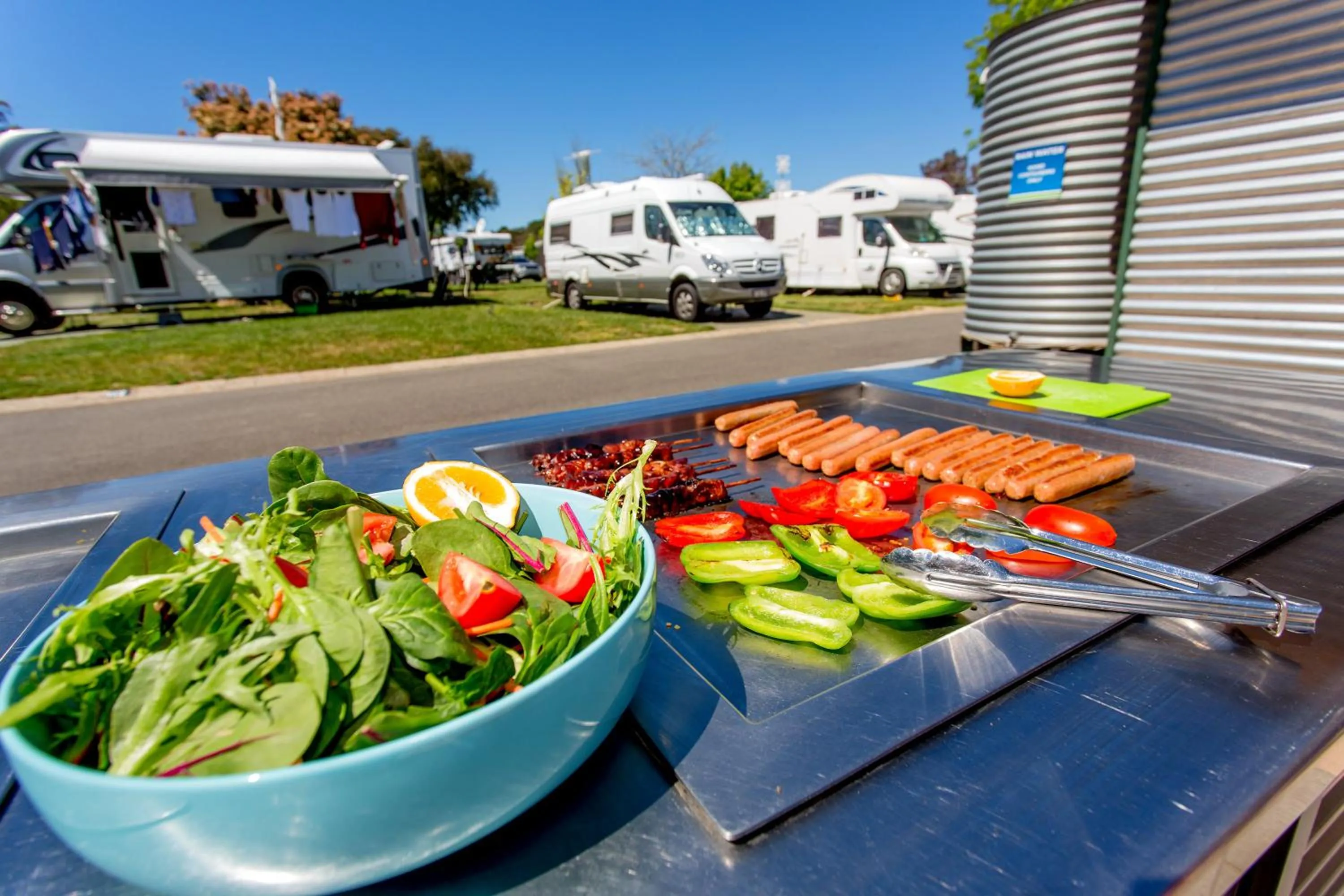 Food and drinks in NRMA Ballarat Holiday Park