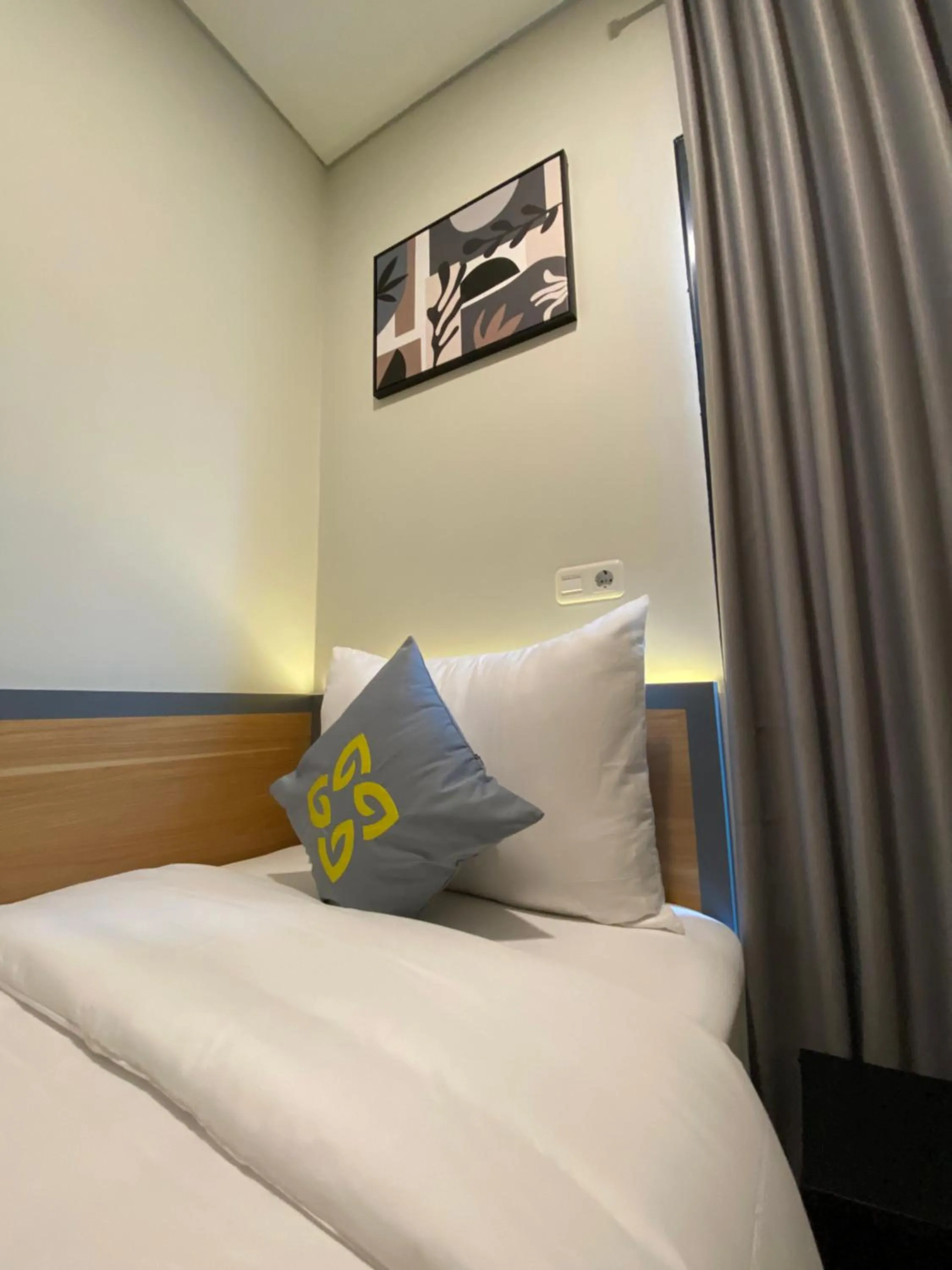 Bed in Ghurfati Hotel Wedana