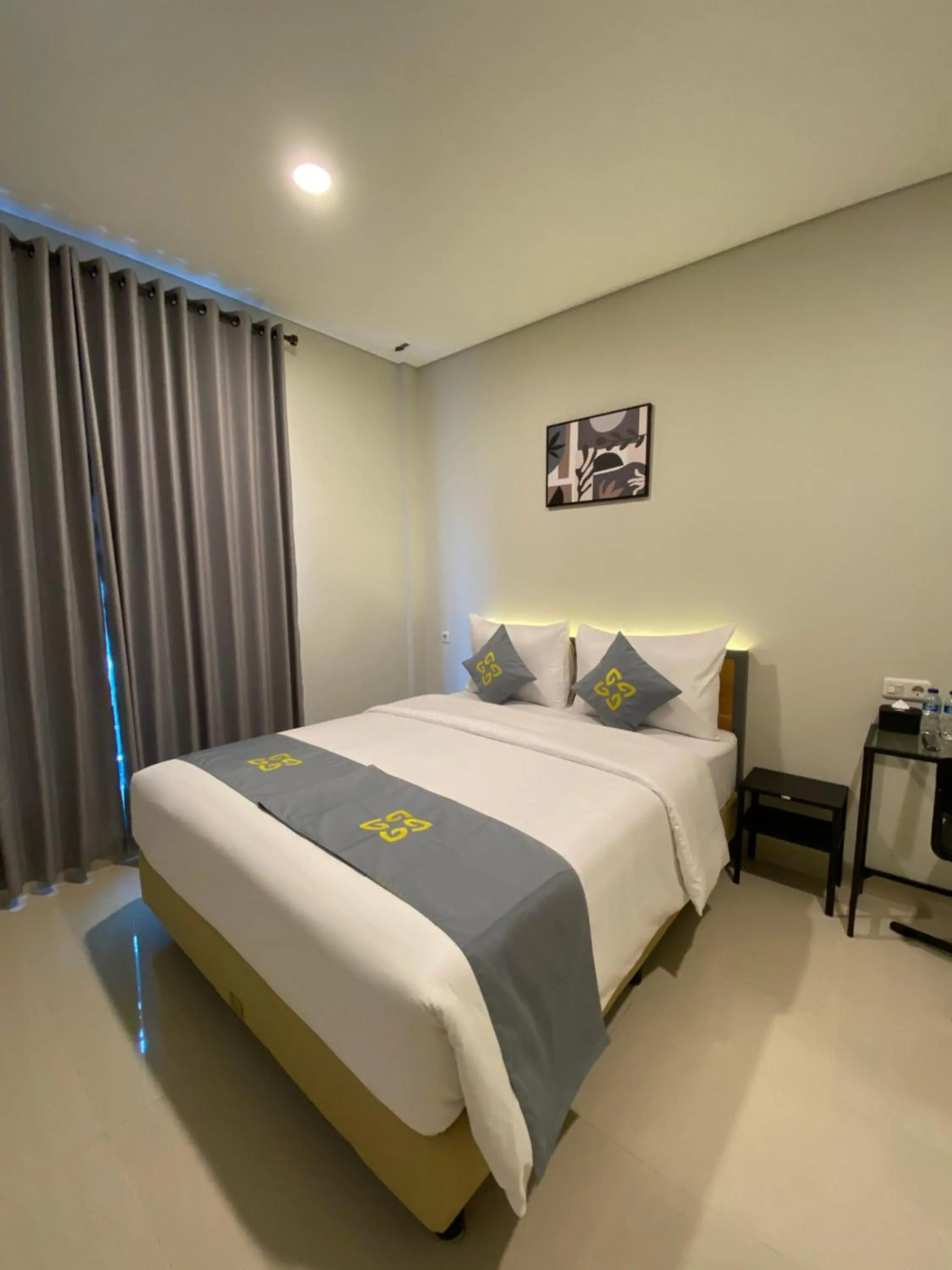 Bed in Ghurfati Hotel Wedana