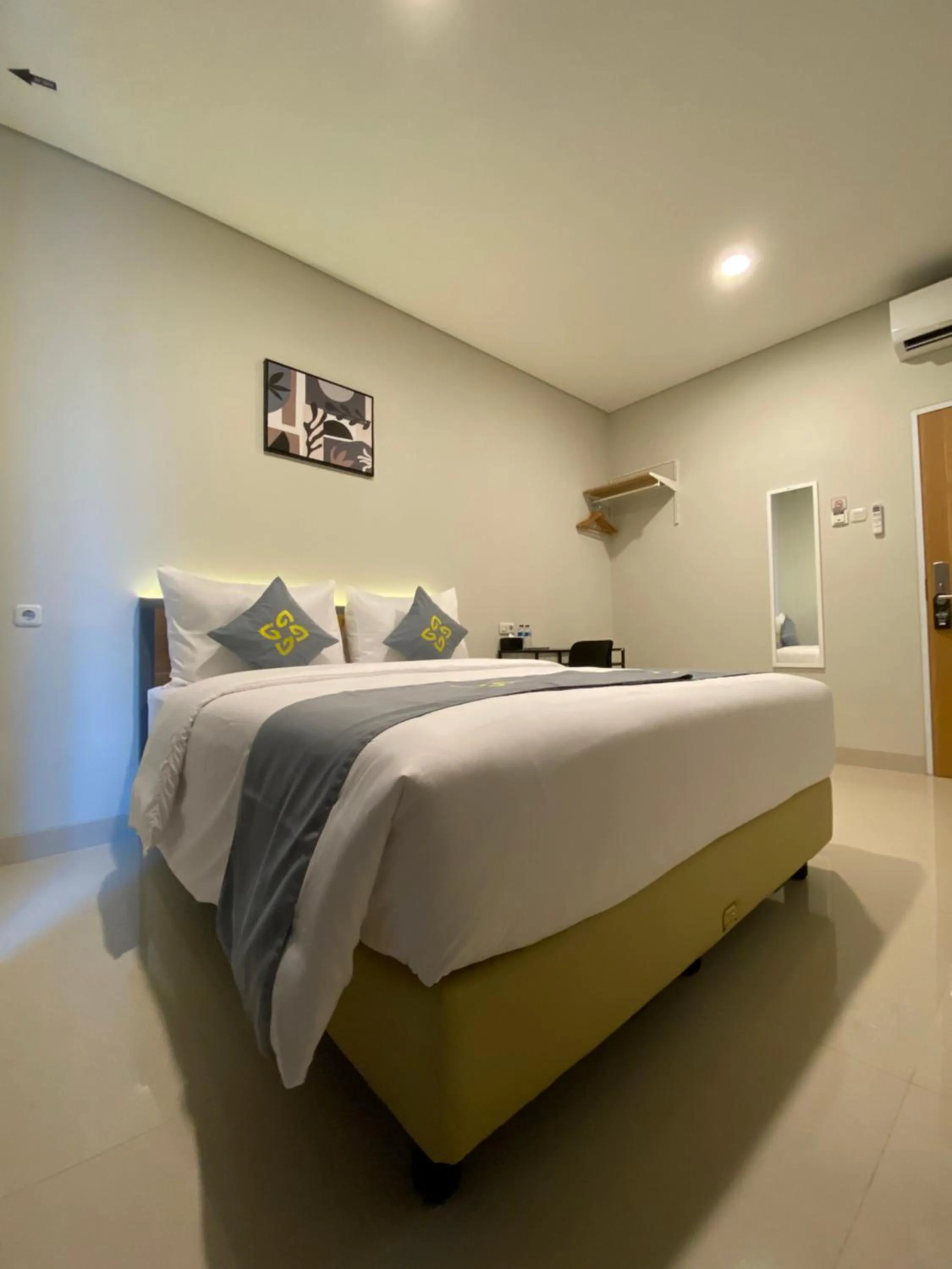 Bed in Ghurfati Hotel Wedana