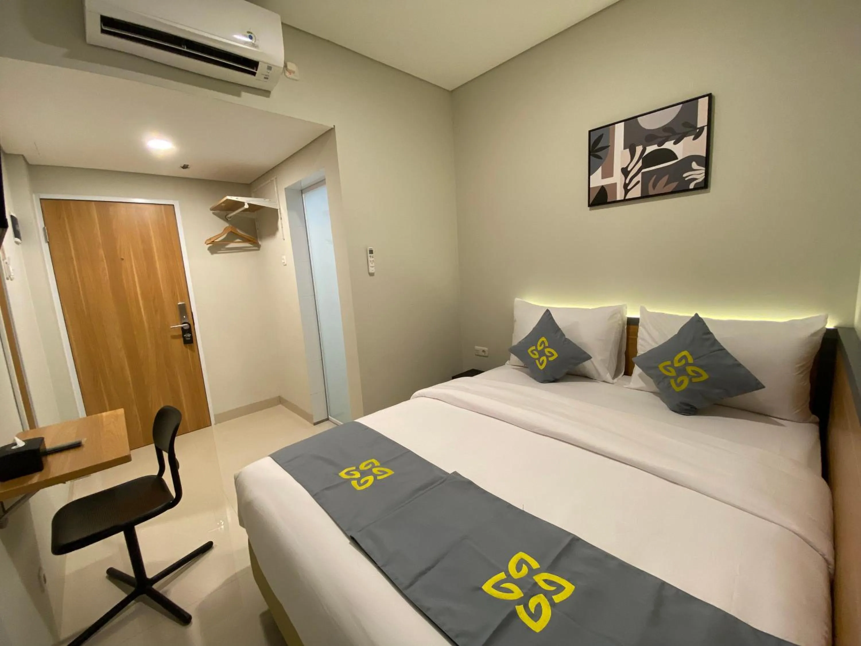 Bed in Ghurfati Hotel Wedana