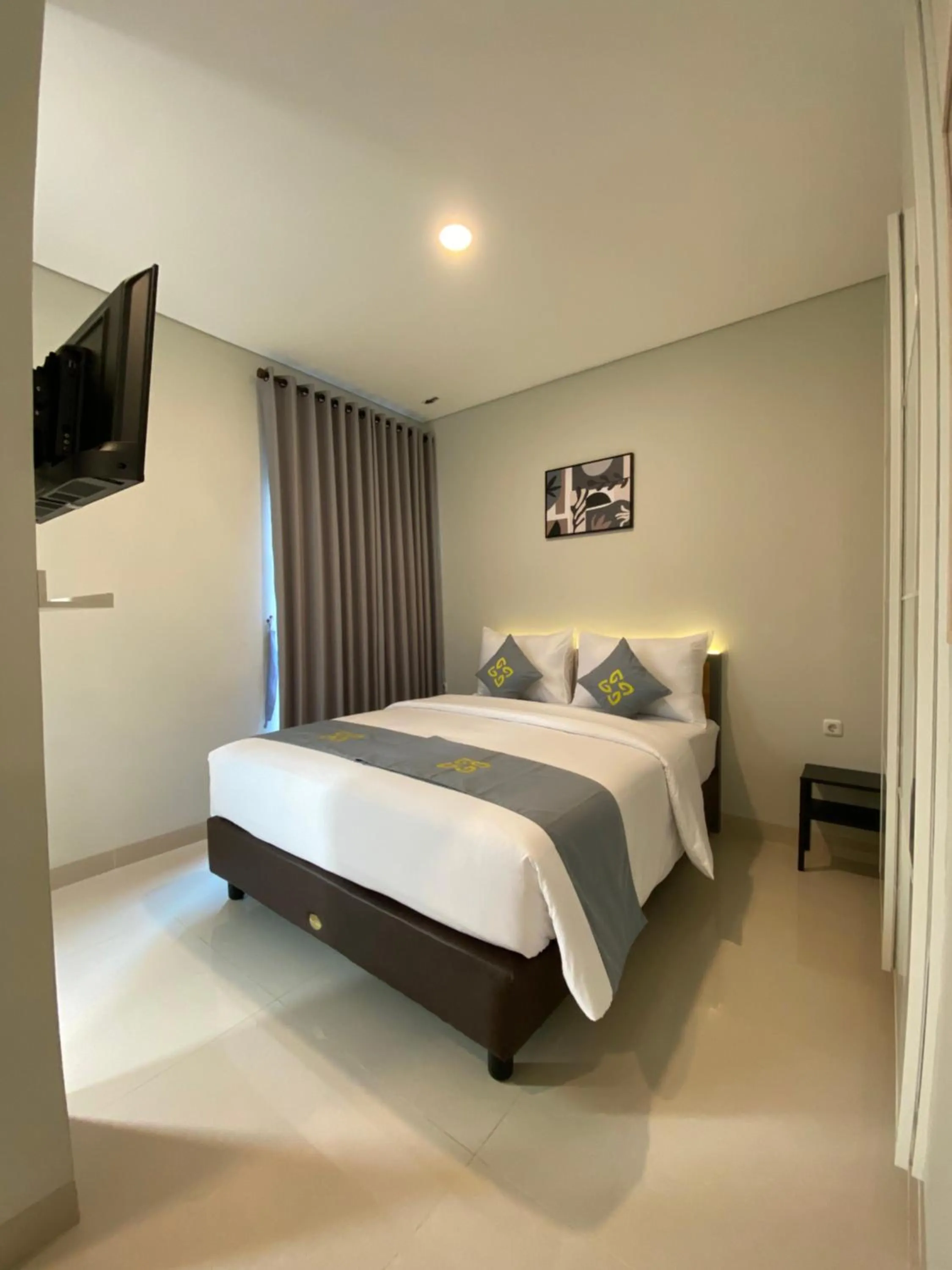 Bed in Ghurfati Hotel Wedana