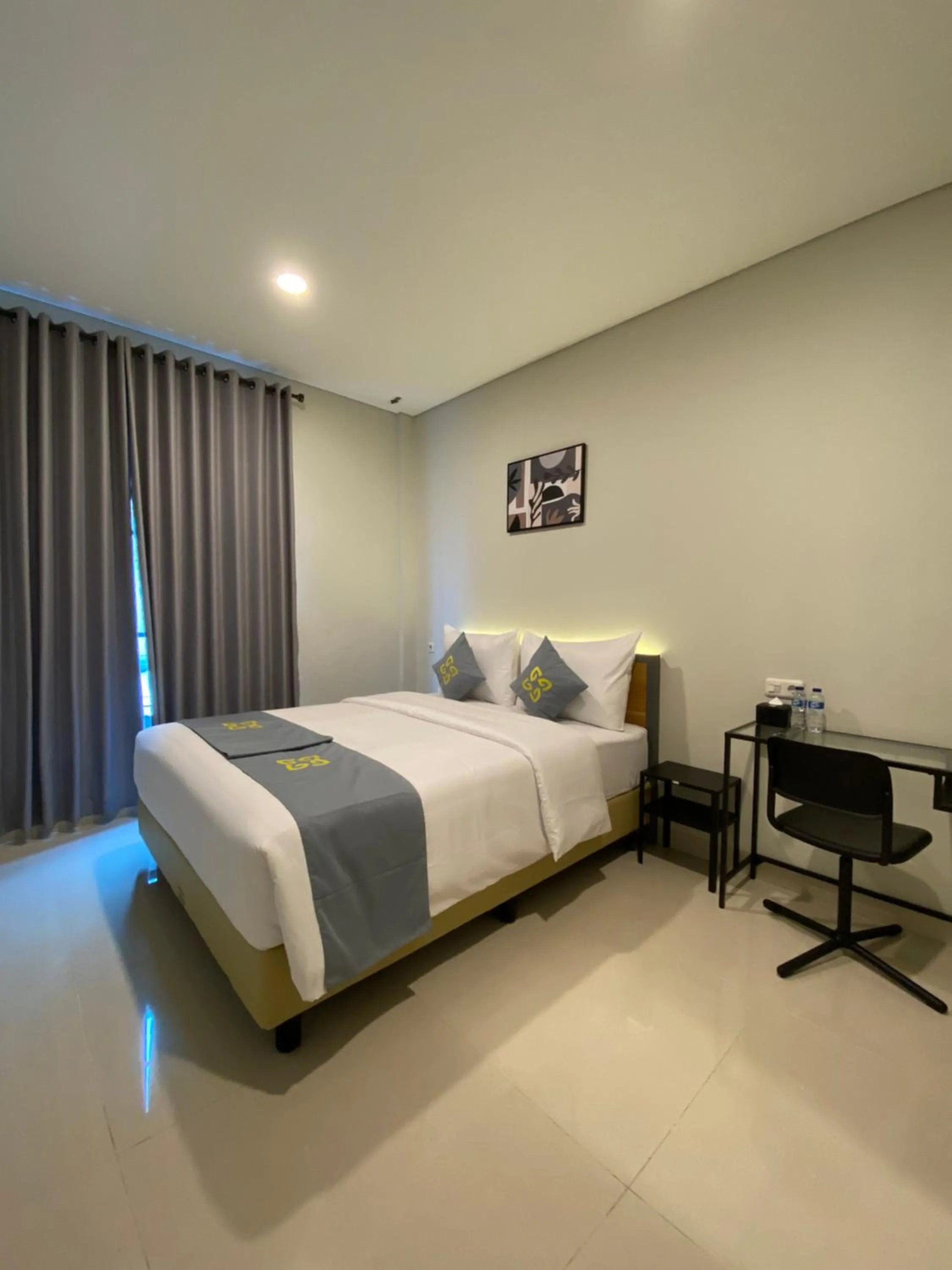 Bed in Ghurfati Hotel Wedana