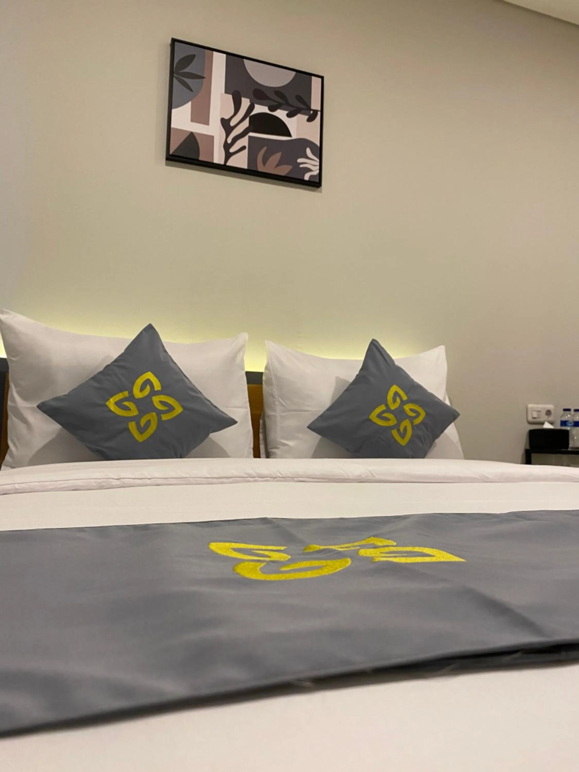 Bed in Ghurfati Hotel Wedana