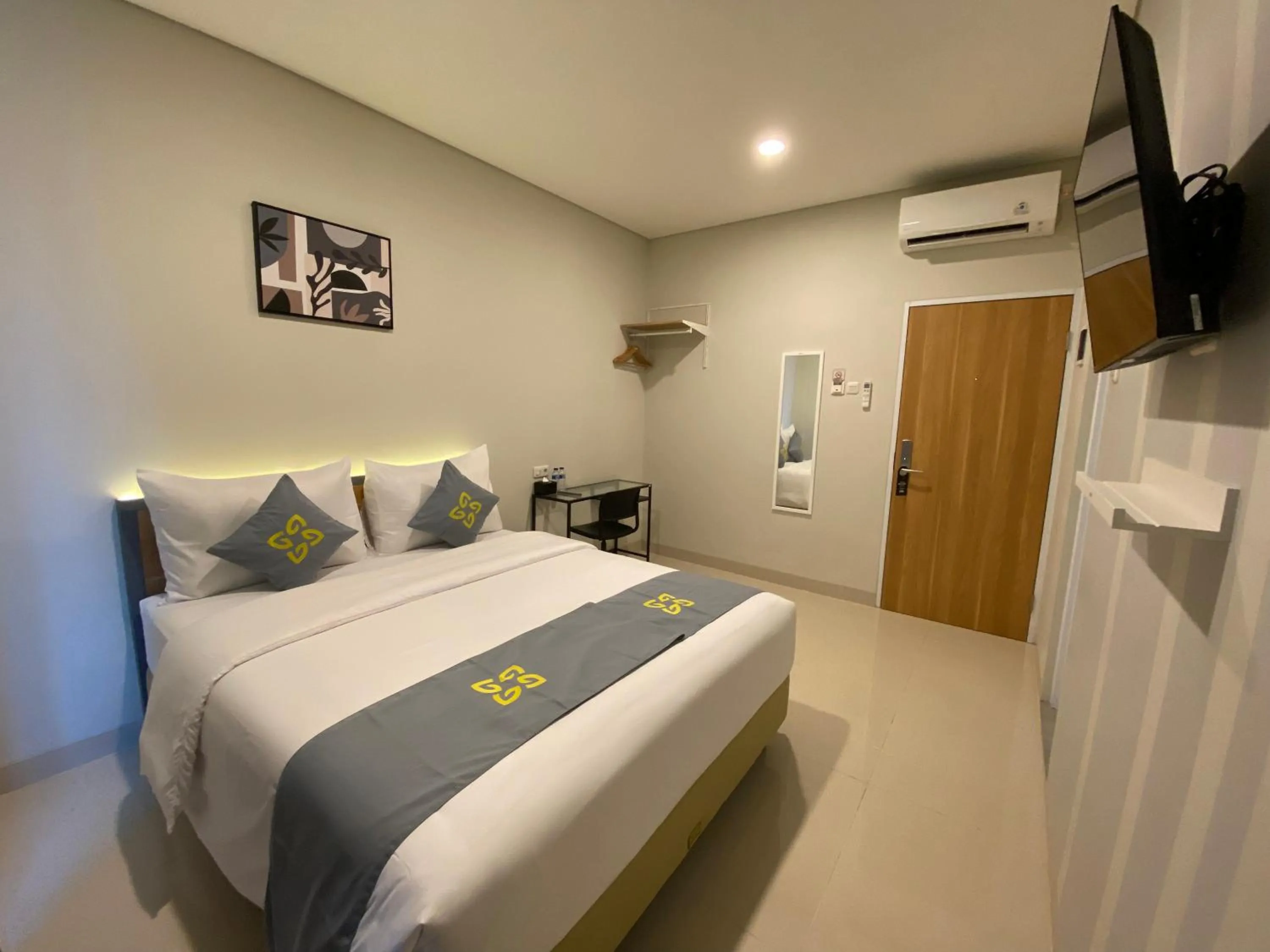 Bed in Ghurfati Hotel Wedana