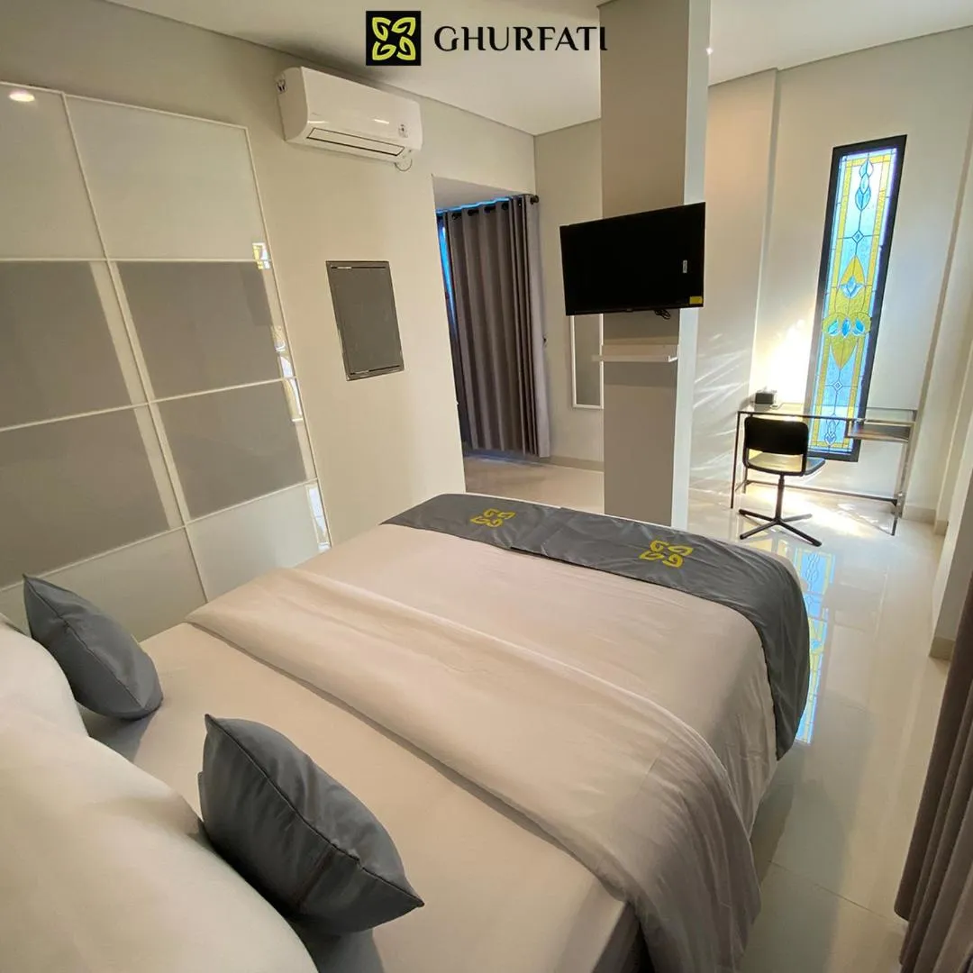 Bed in Ghurfati Hotel Wedana