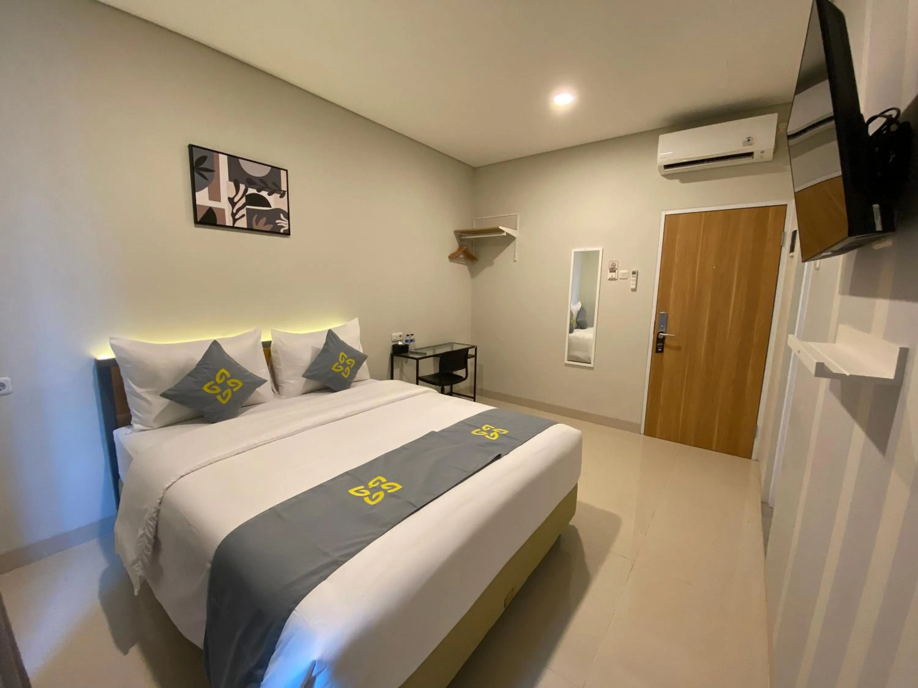 Bed in Ghurfati Hotel Wedana