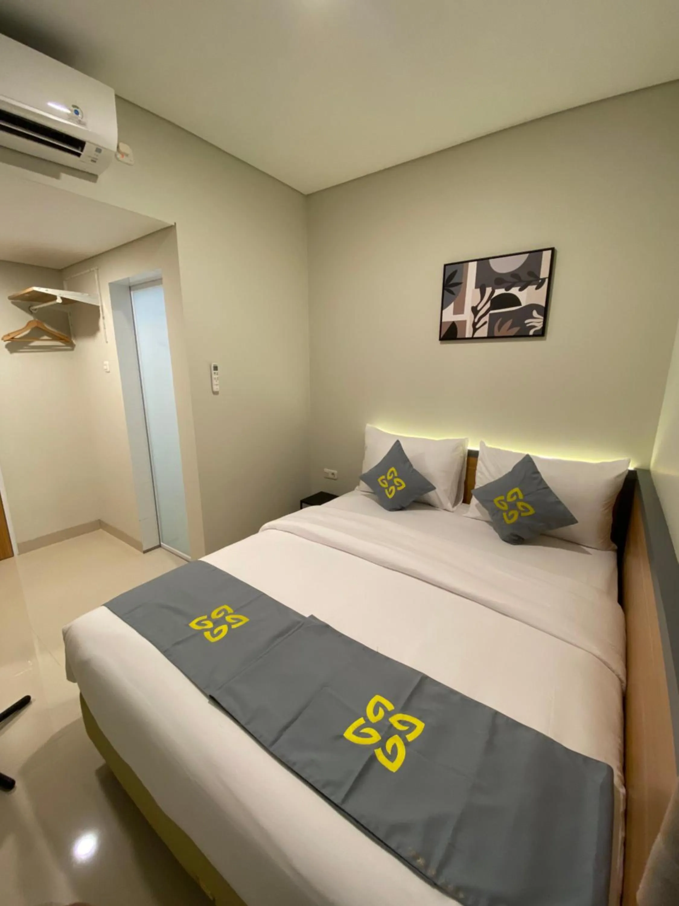 Bed in Ghurfati Hotel Wedana