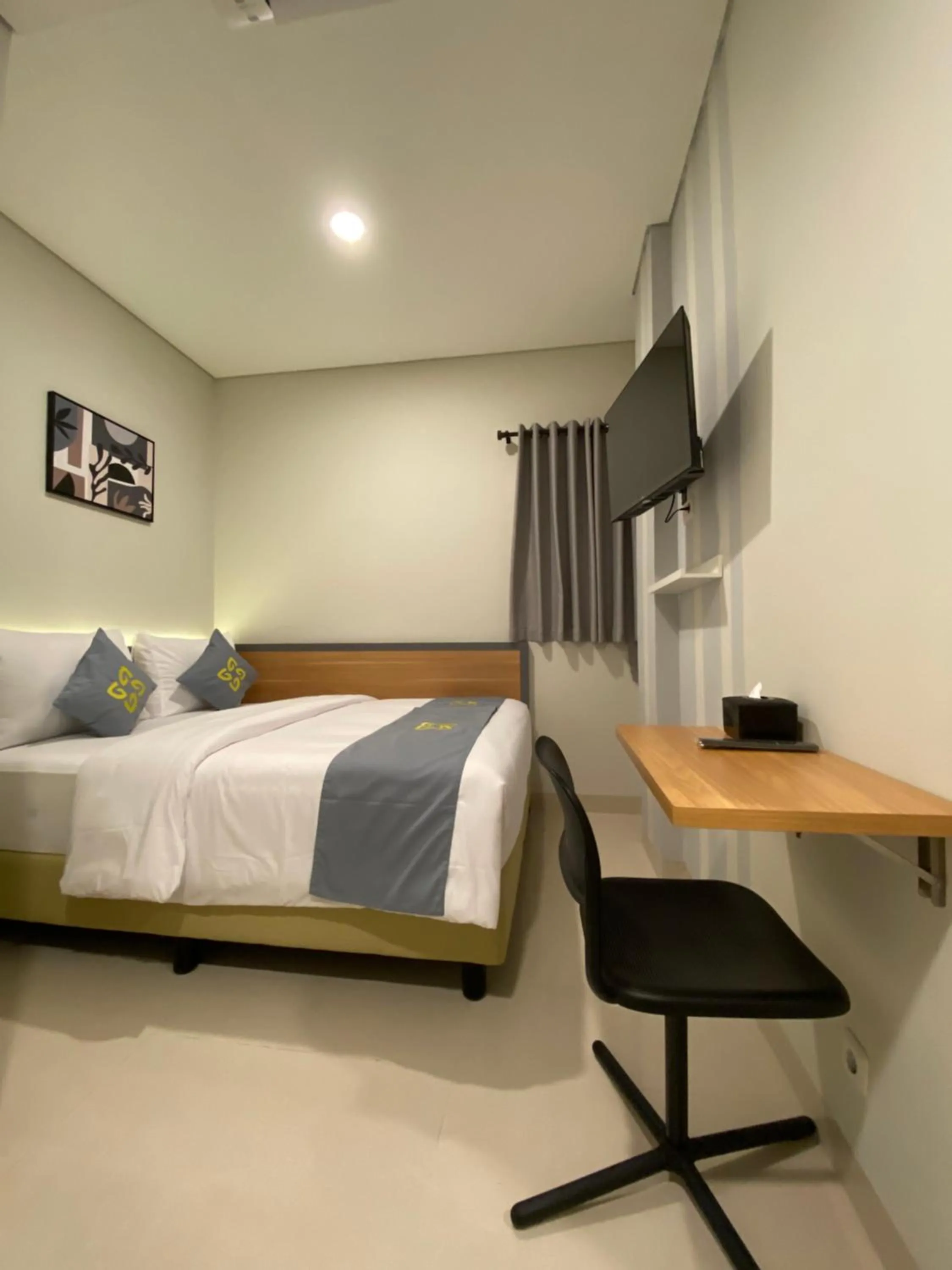 Bed in Ghurfati Hotel Wedana