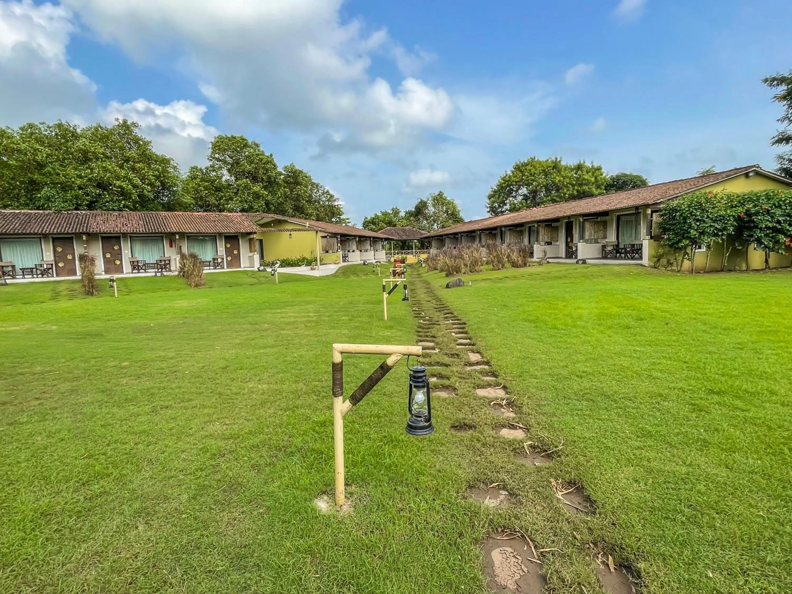 Property building in Asiatic Lion Lodge