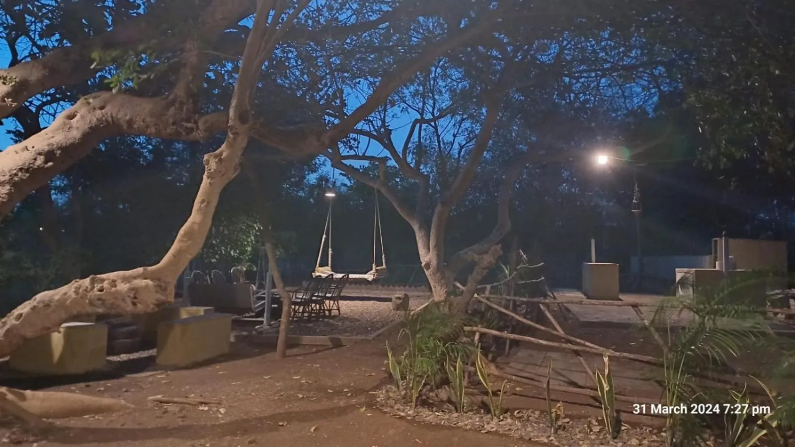 Seating area in Asiatic Lion Lodge
