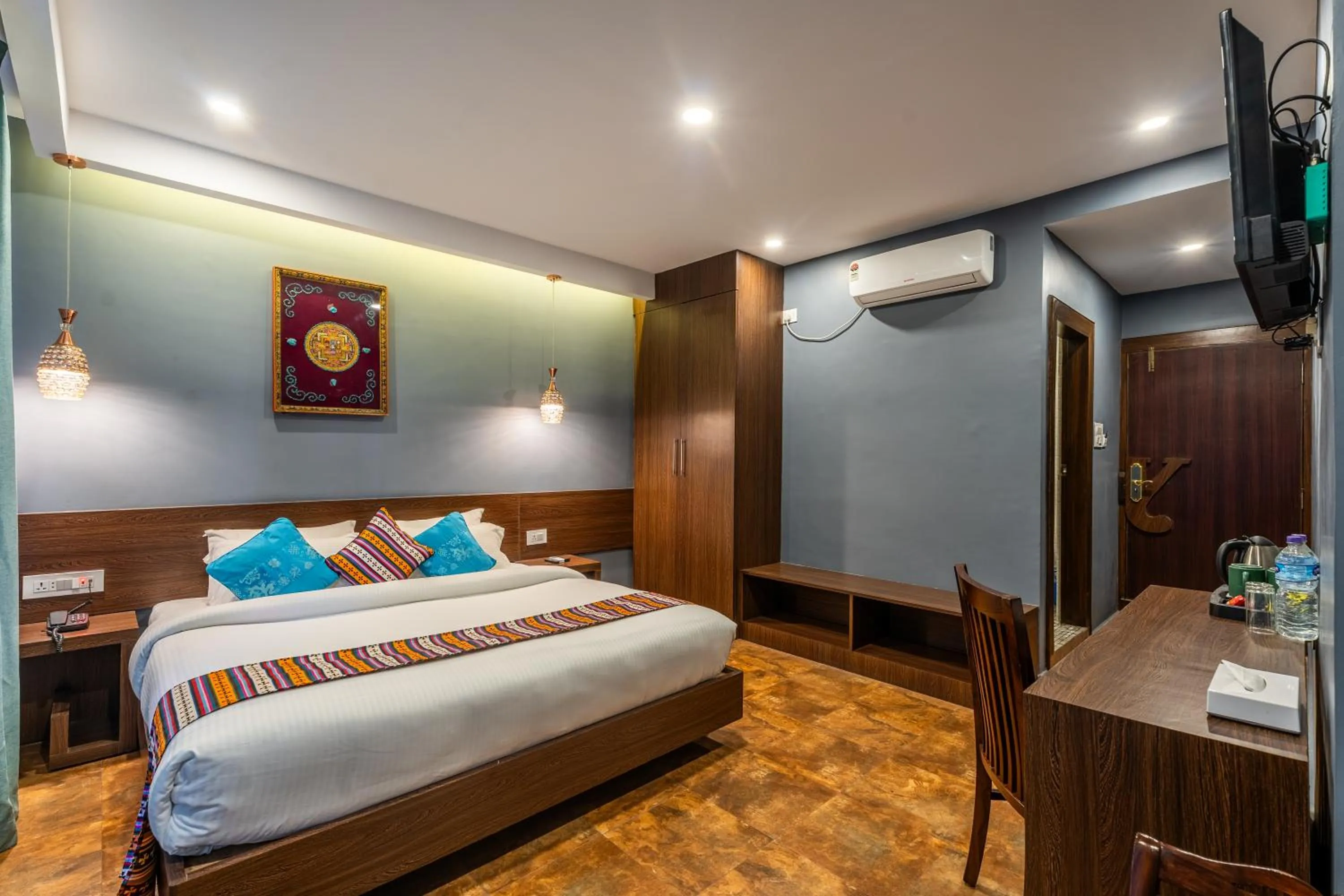 Bedroom, Bed in Hotel Yukhang