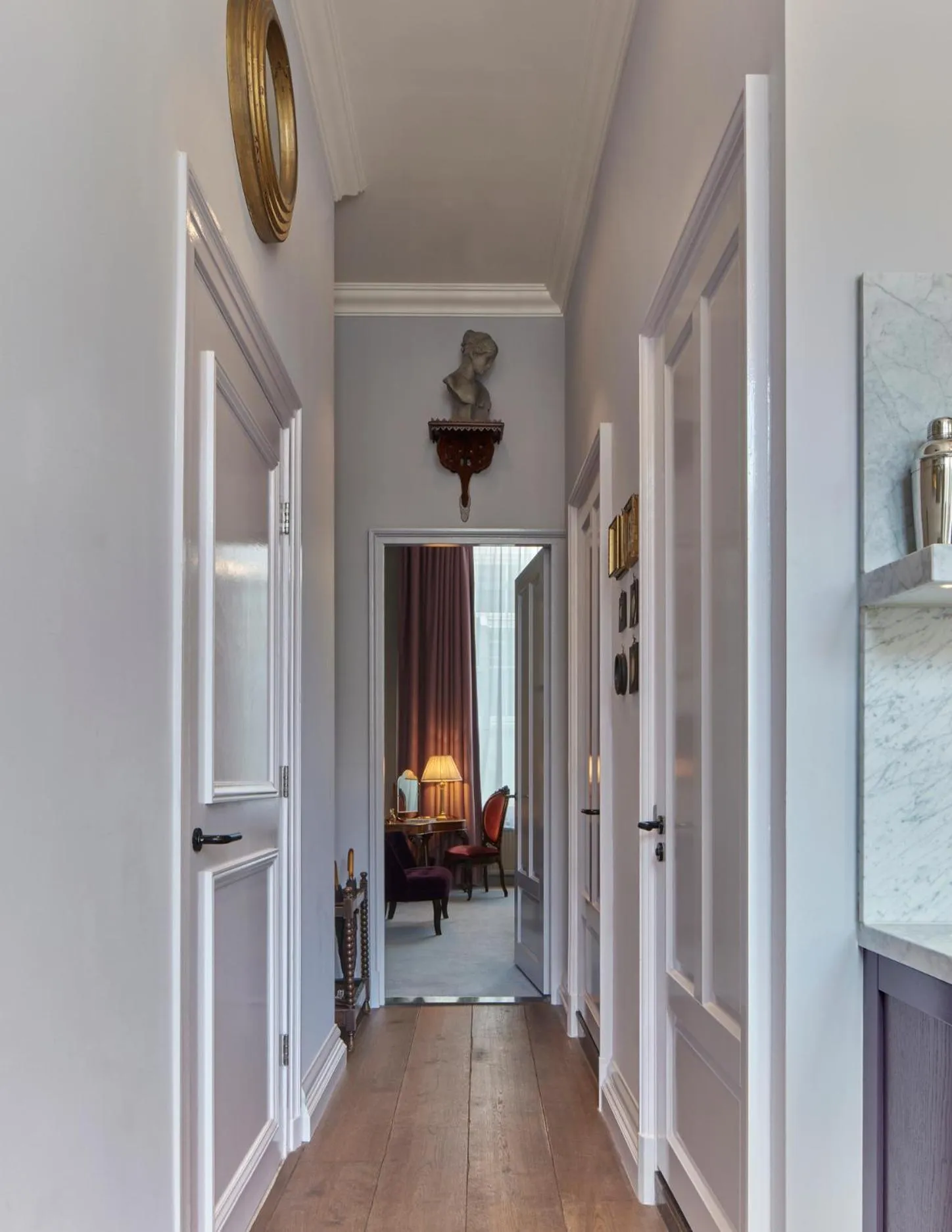 Decorative detail, Bed in Pulitzer Amsterdam