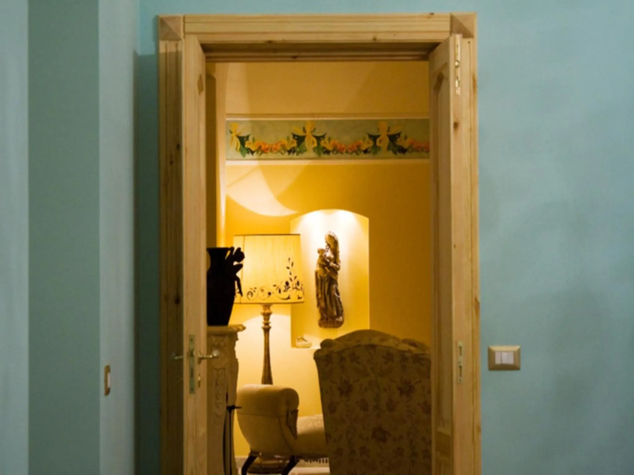 Lounge or bar in ex BENEFICIO Santa MARIA della SCALA B&B de Charme