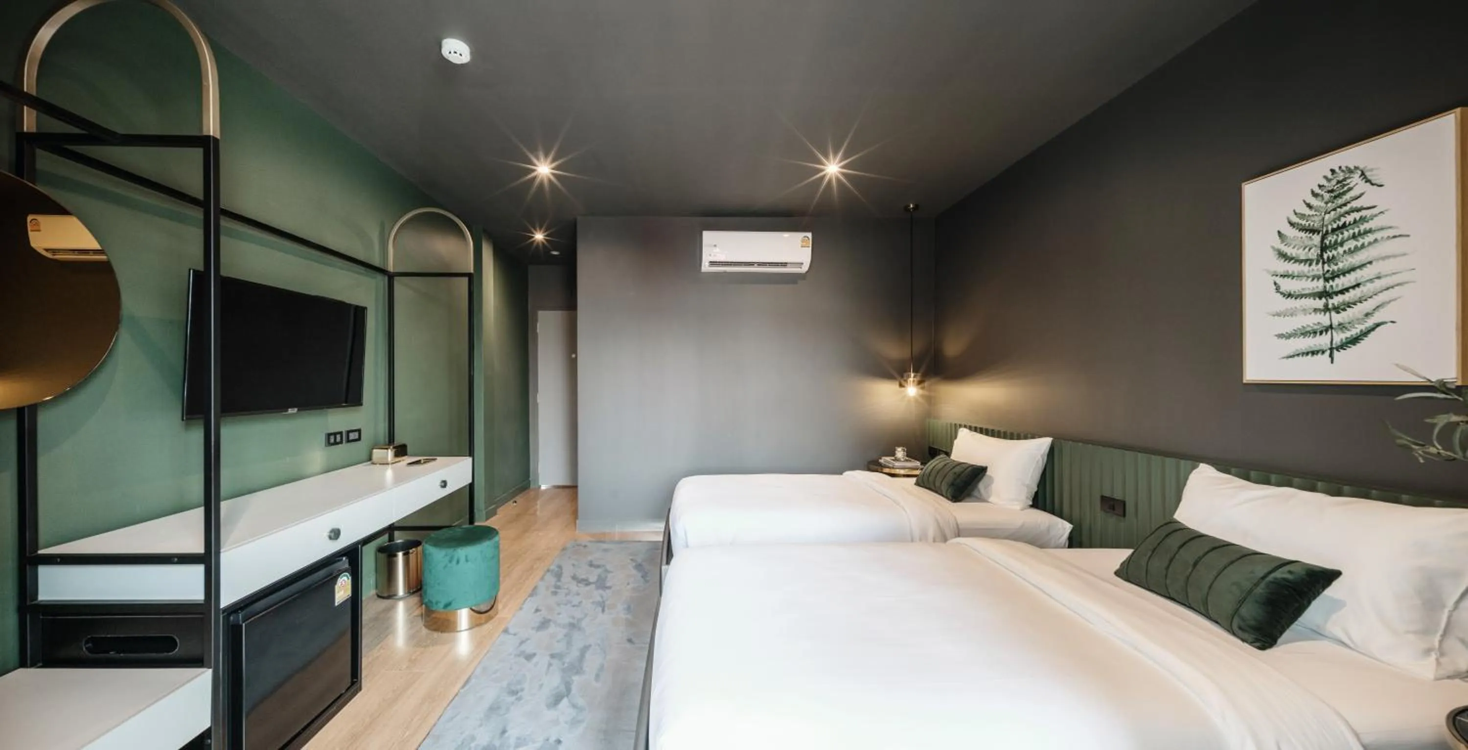 Bedroom, Bed in Cher Hostel Bangkok