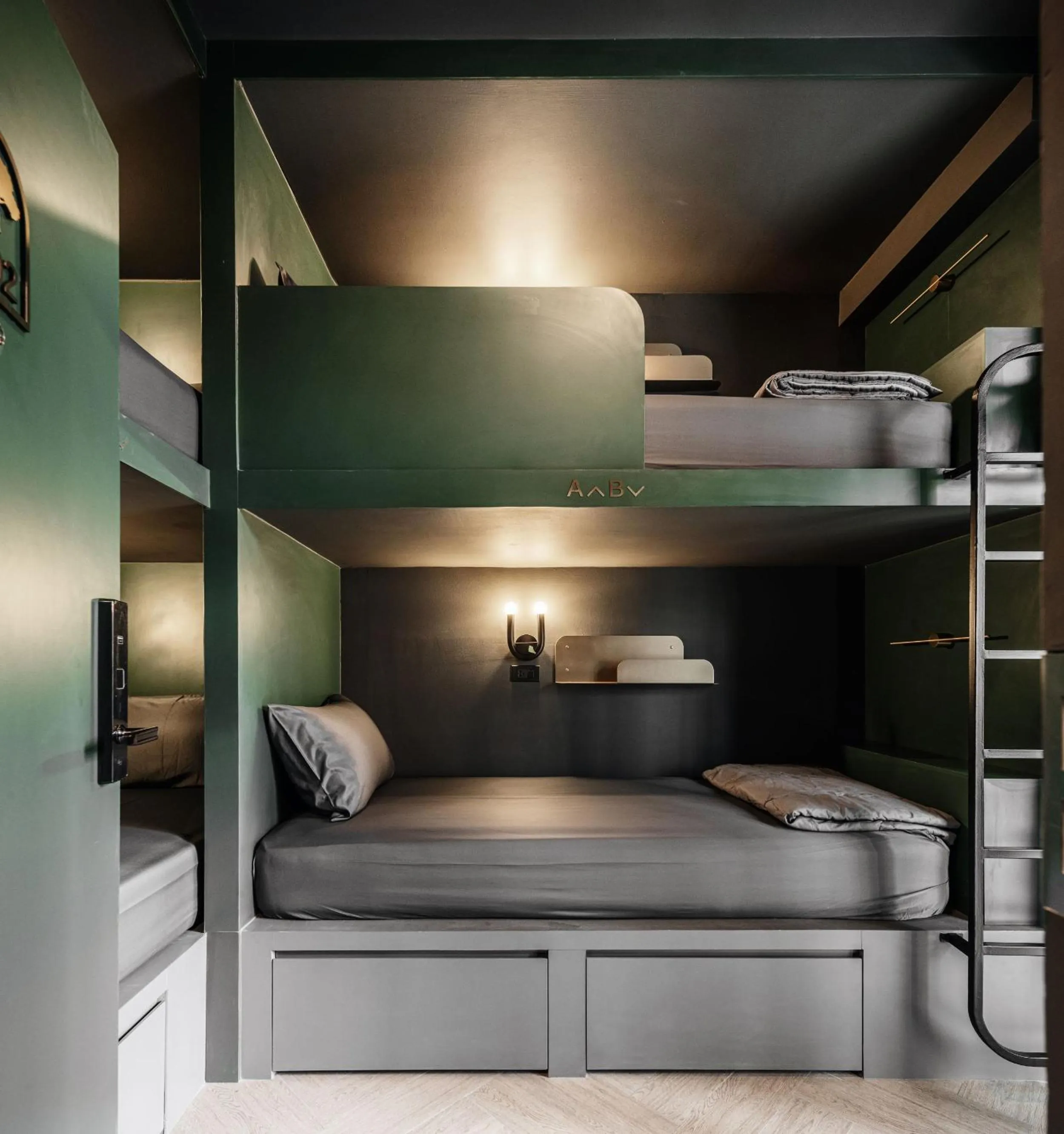 Bed in Cher Hostel Bangkok