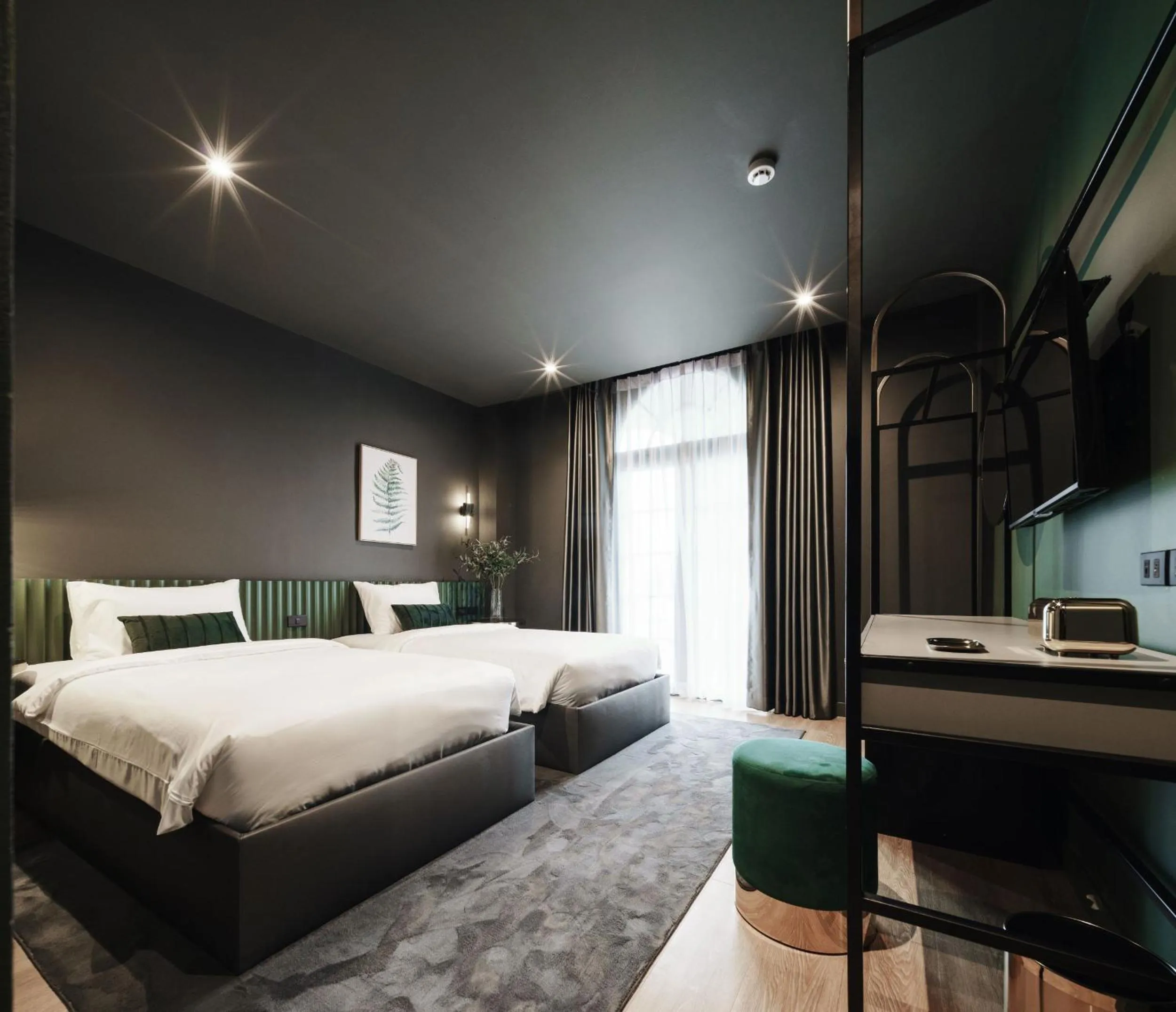 Bed in Cher Hostel Bangkok