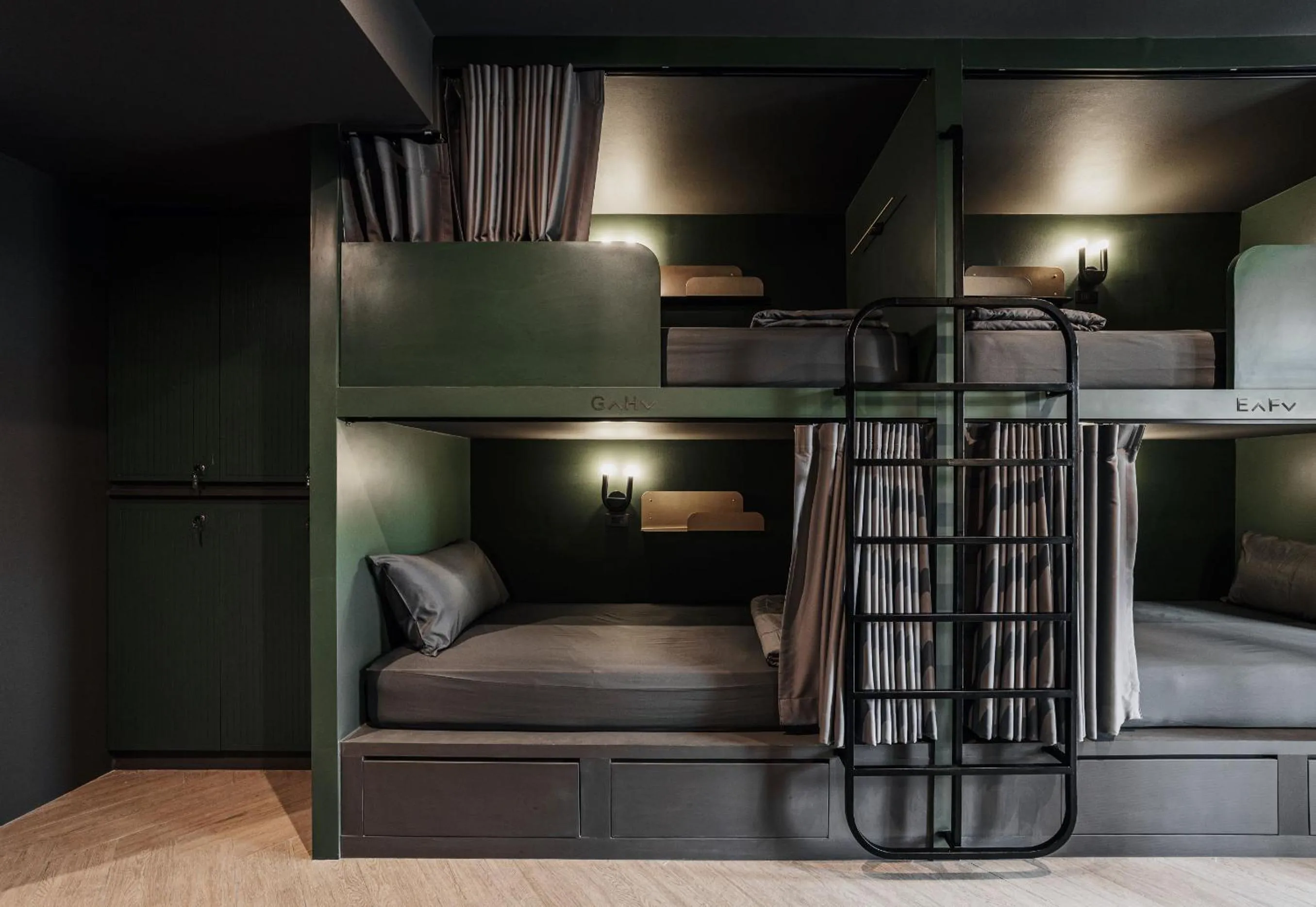 Bed in Cher Hostel Bangkok