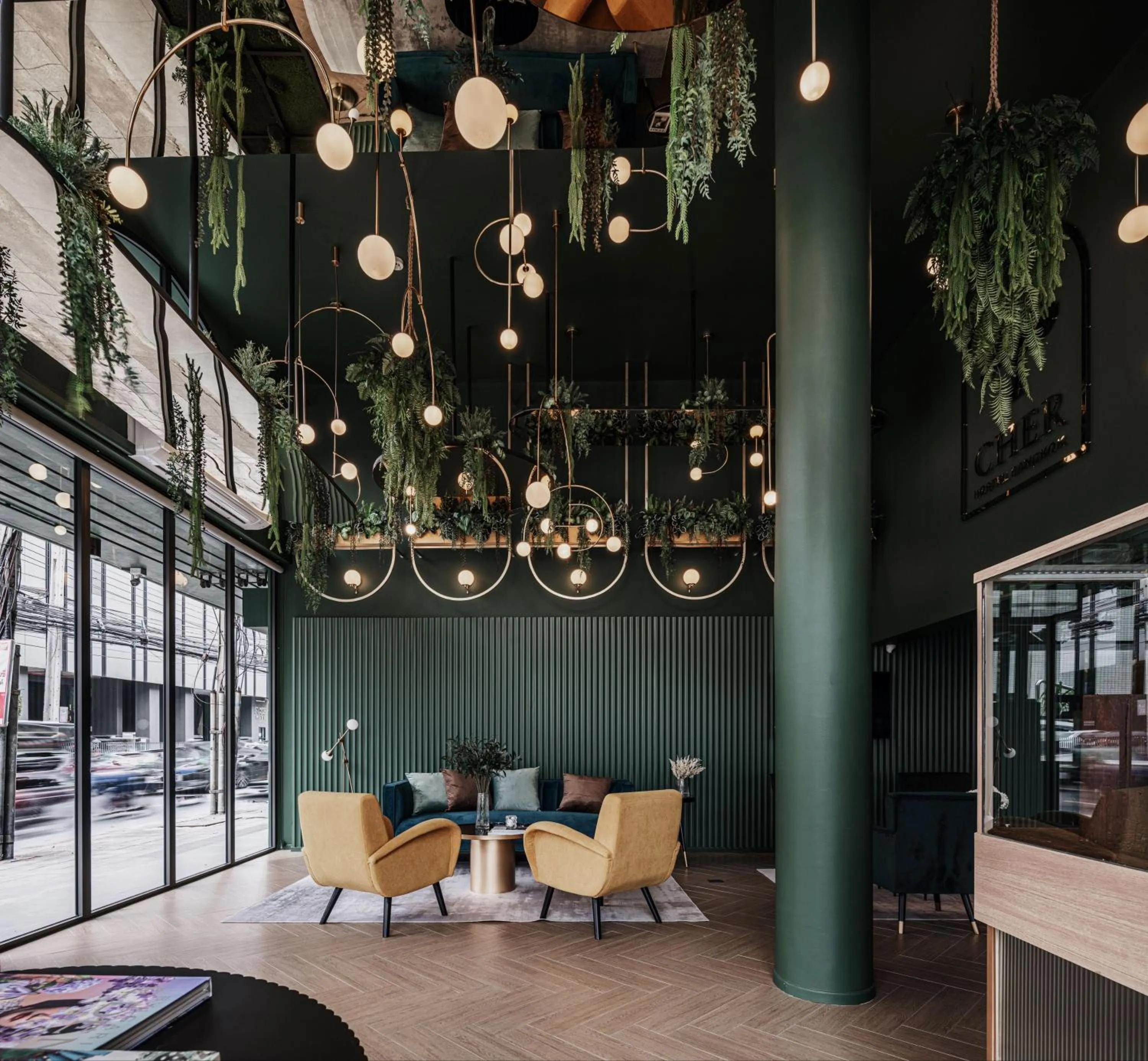 Lobby or reception in Cher Hostel Bangkok