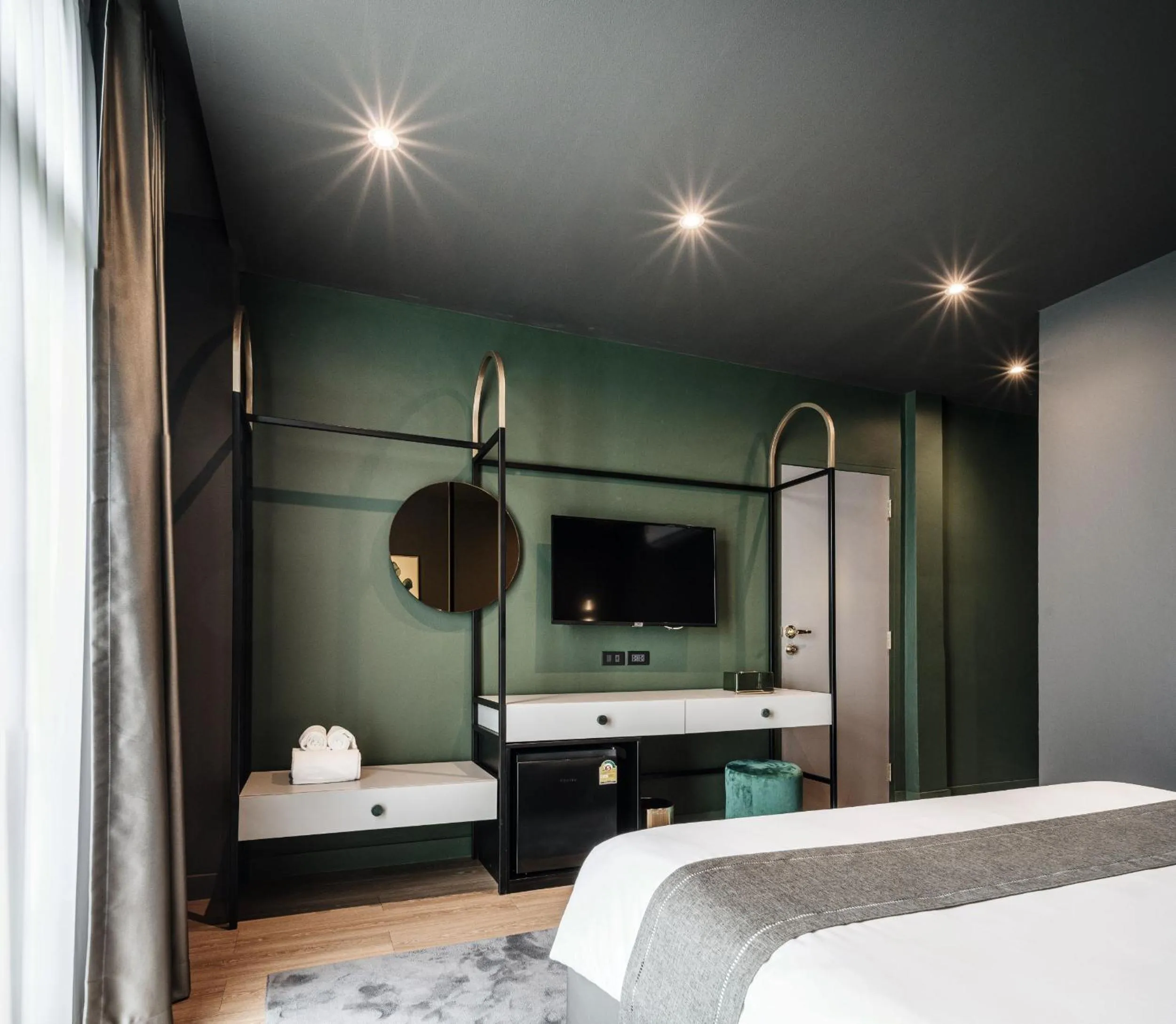 TV and multimedia, Bed in Cher Hostel Bangkok