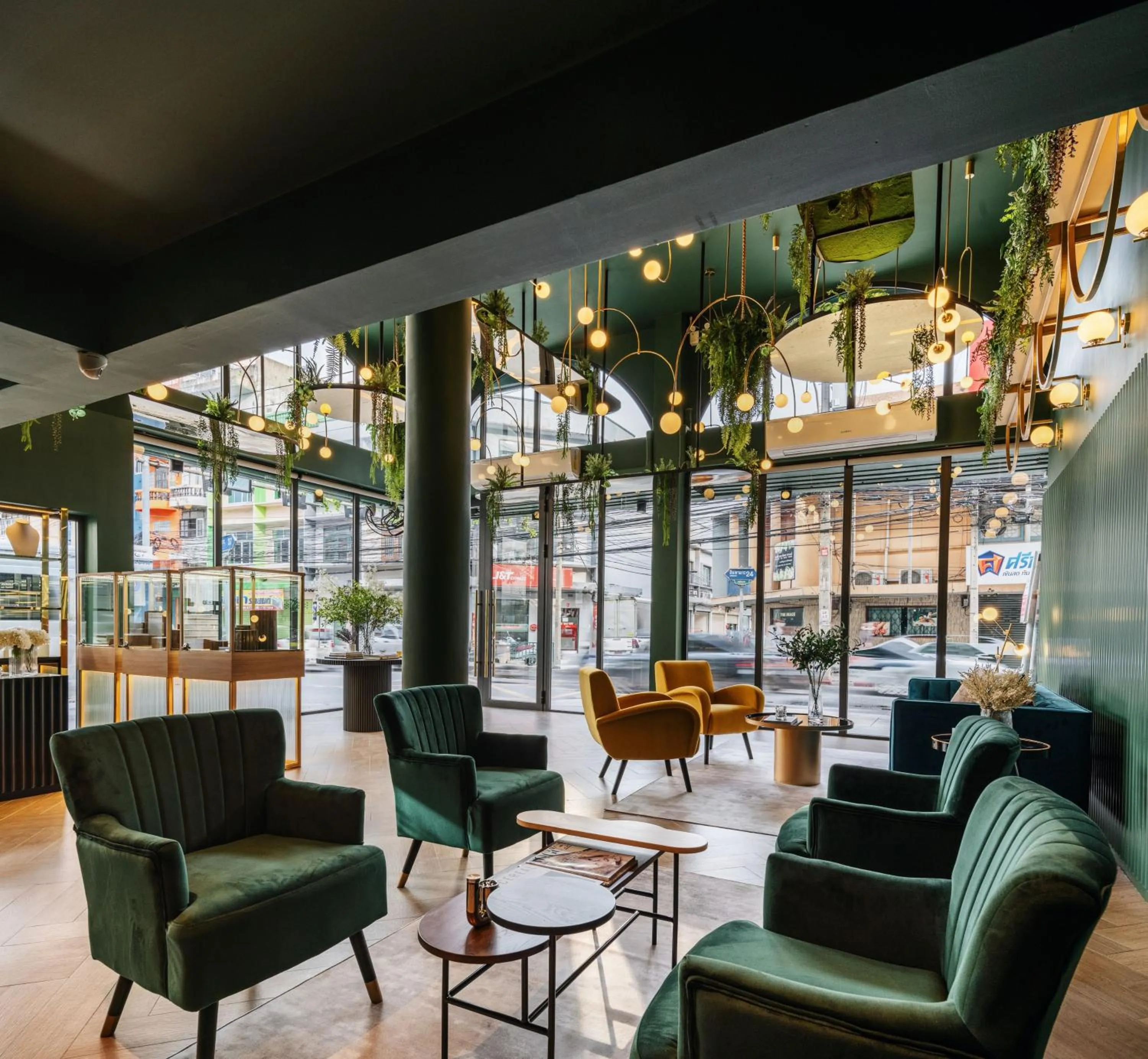 Lobby or reception in Cher Hostel Bangkok