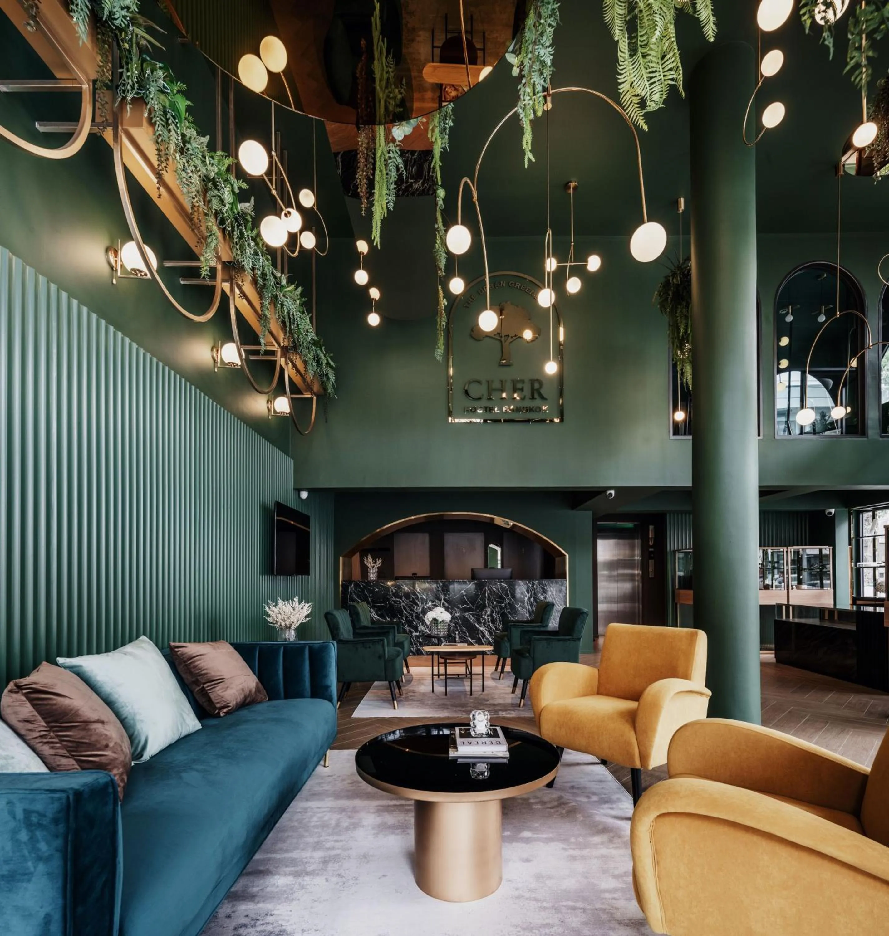 Lobby or reception in Cher Hostel Bangkok