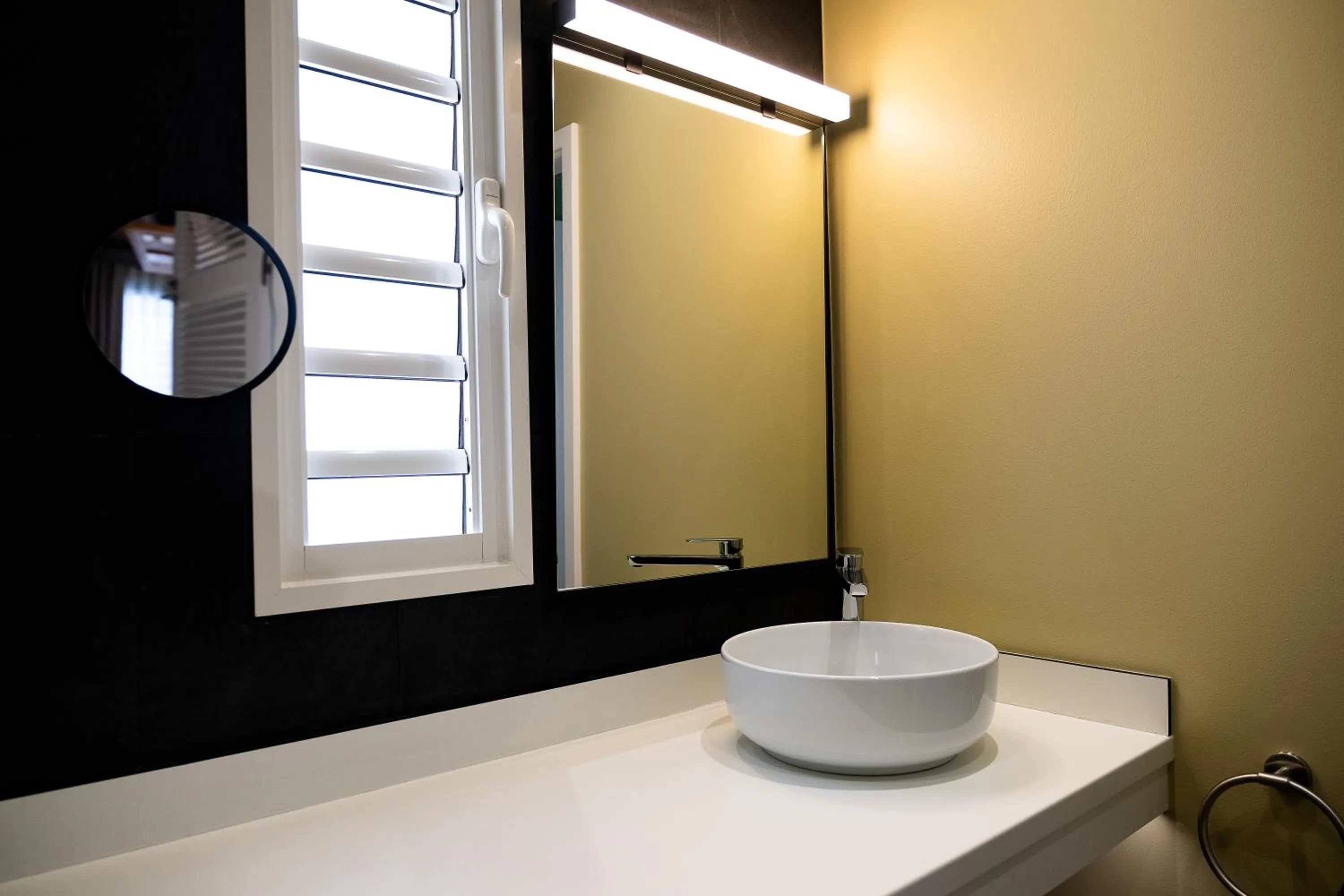 Bathroom in Niu Beach Hôtel Moorea