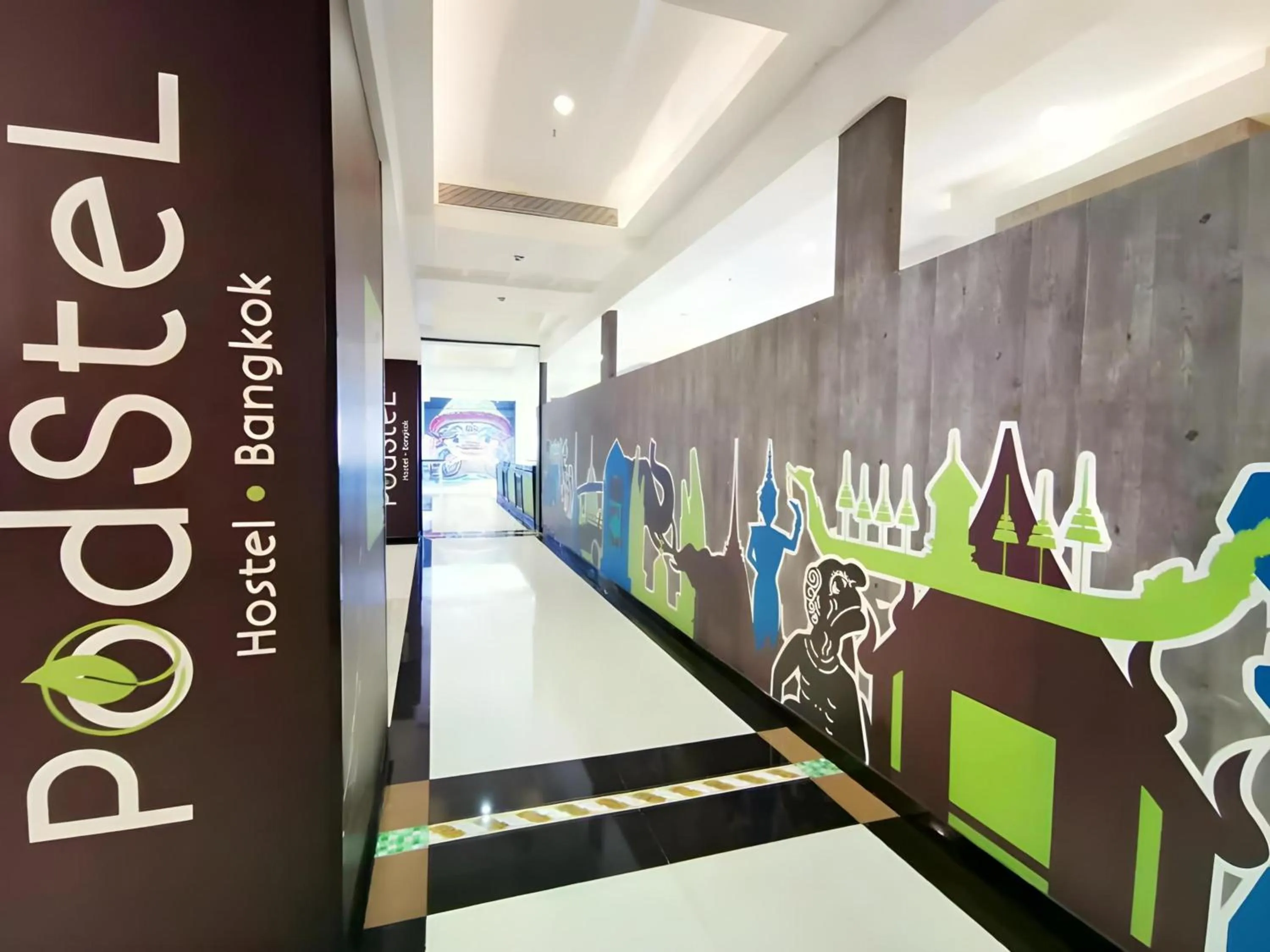 Lobby or reception in Capital O 75451 Podstel Hostel Bangkok