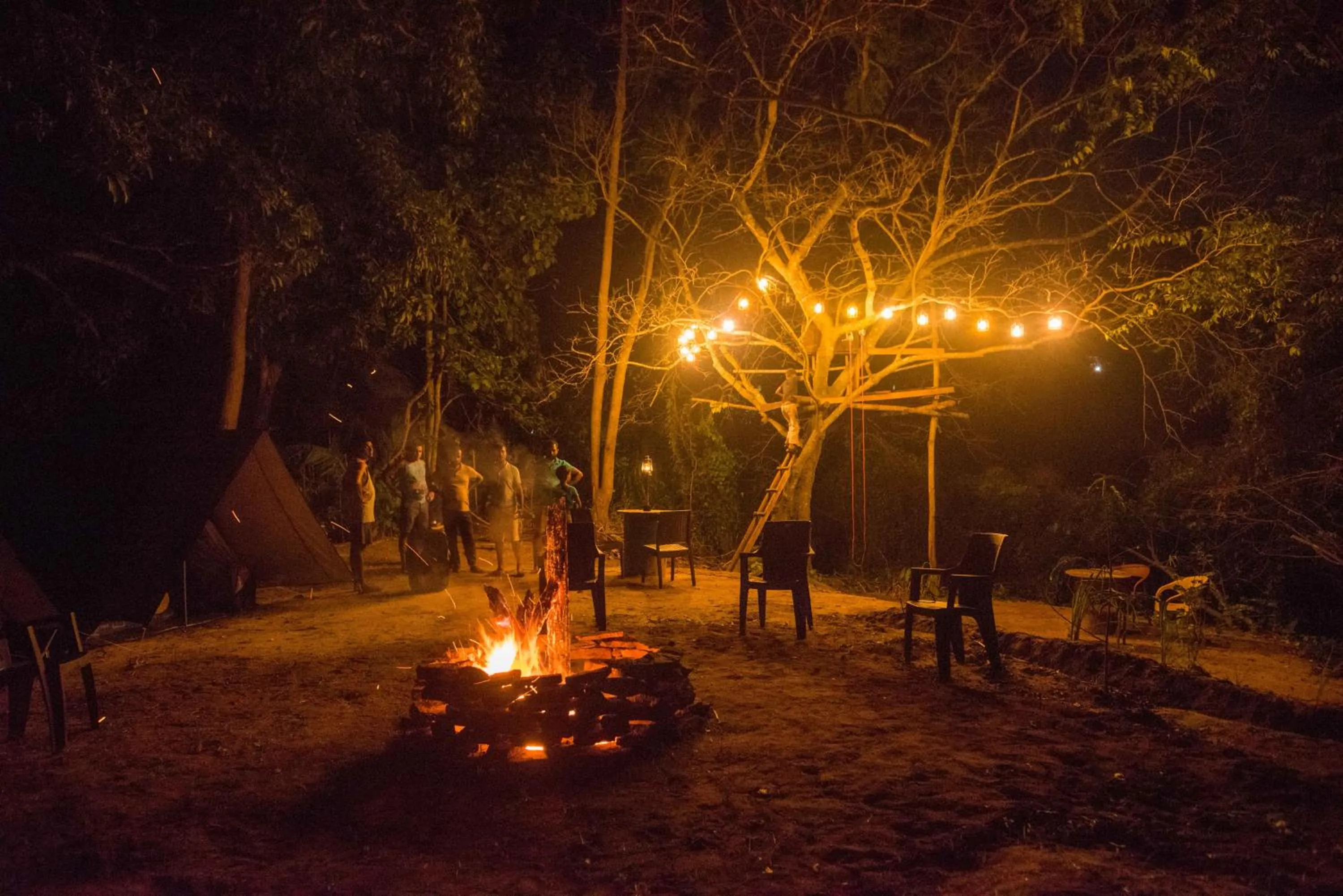 Night in The New Crown Hotel