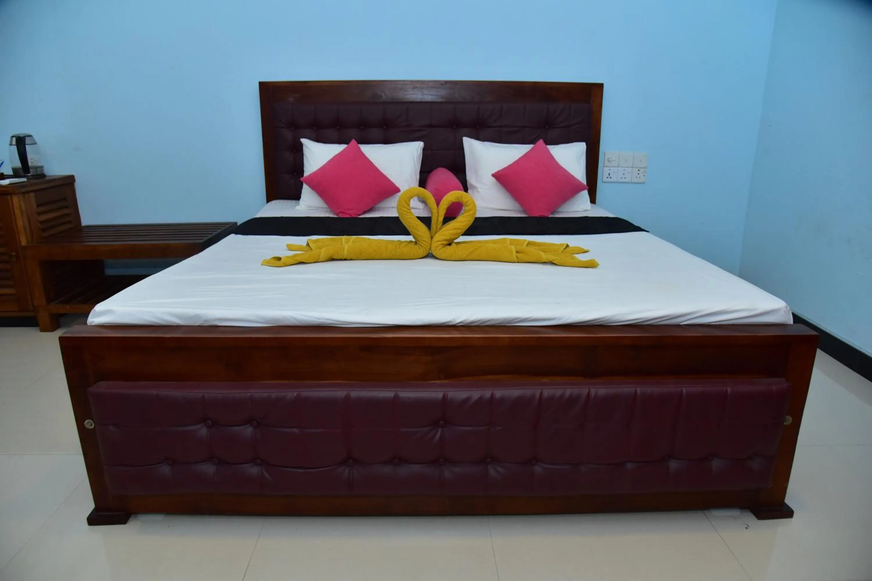 Bed in The New Crown Hotel