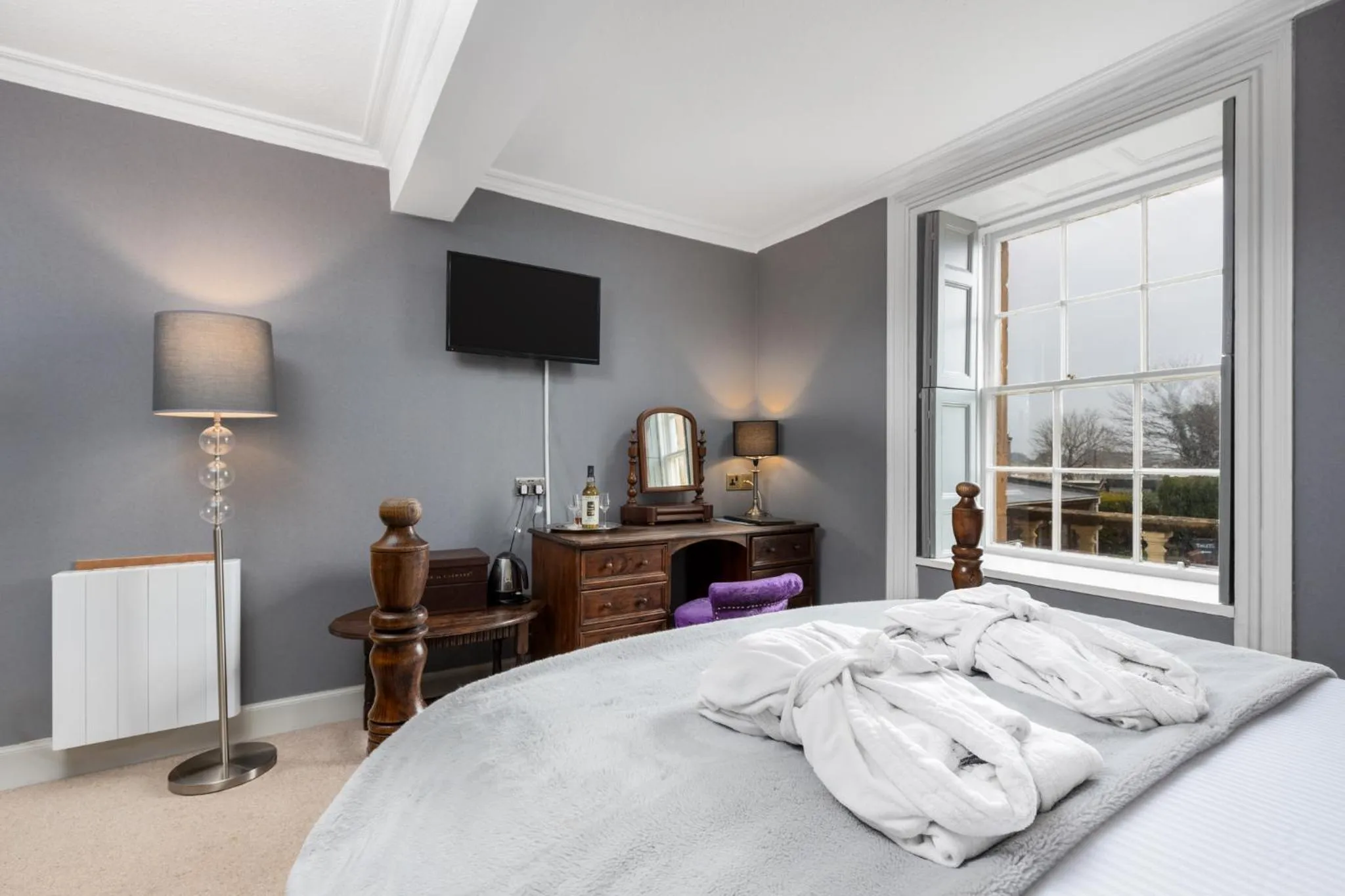 Bed in Dornoch Castle Hotel