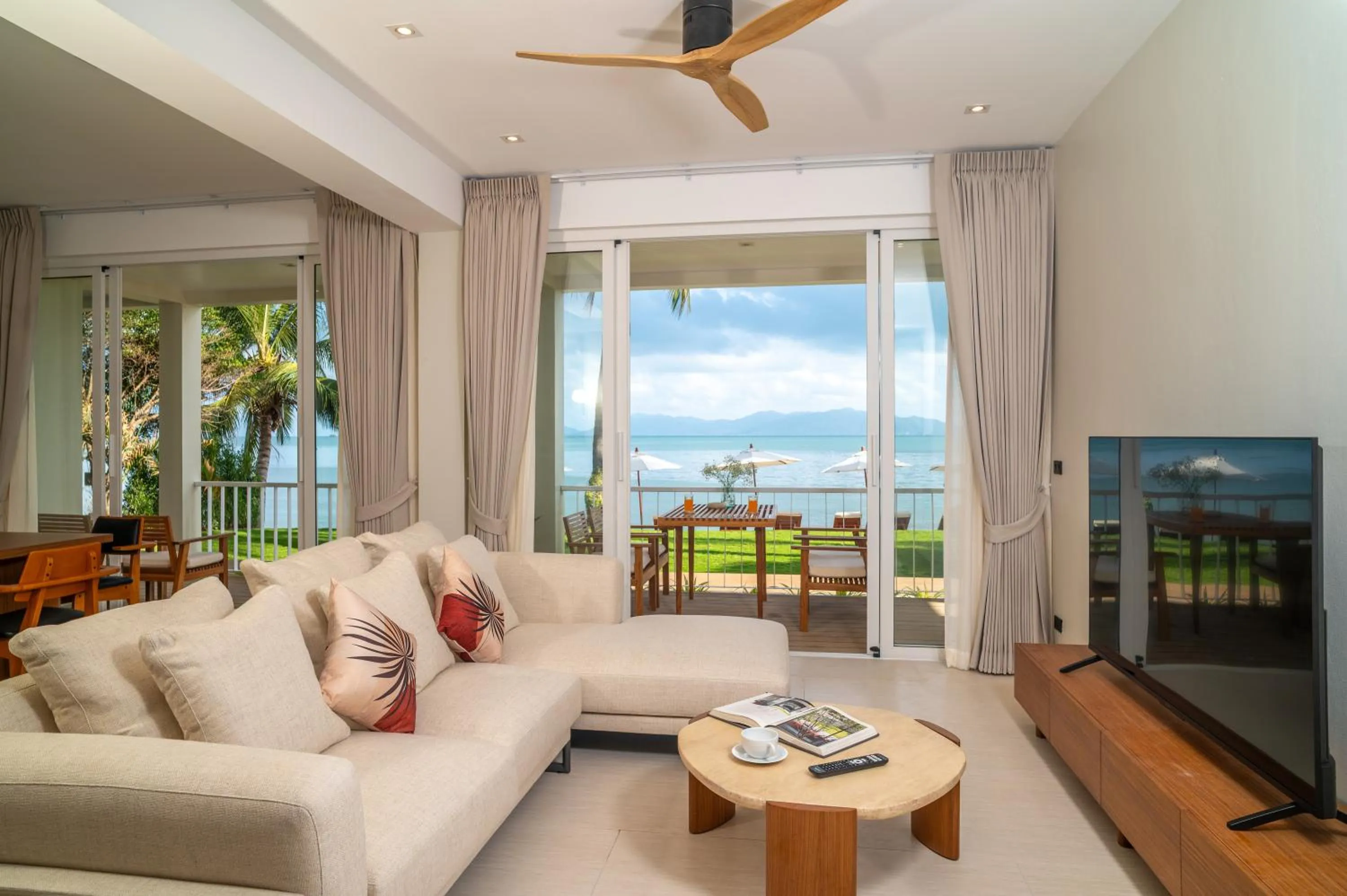 Living room in Baan Bophut Beach Hotel Samui - SHA Extra Plus