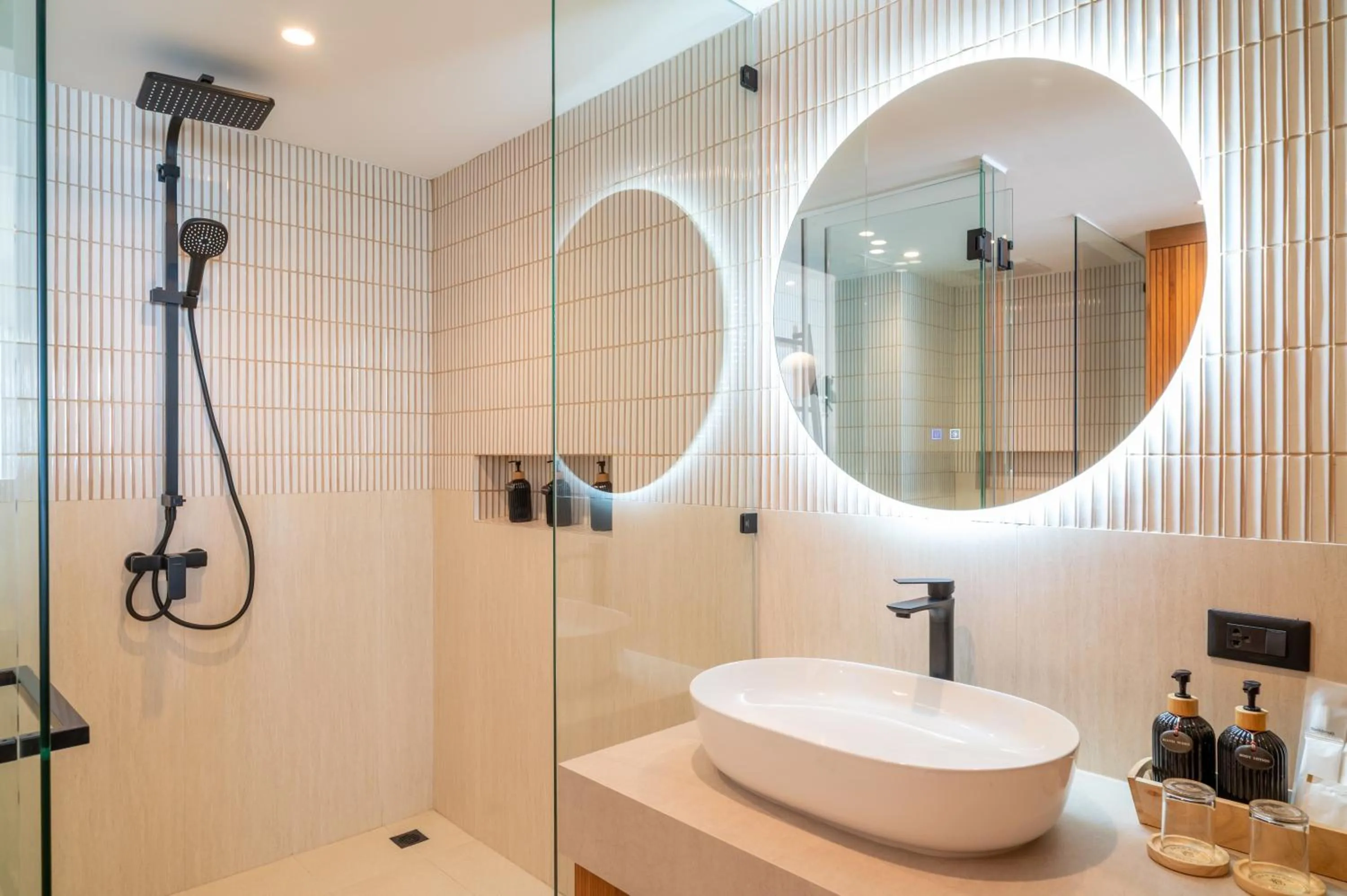 Shower in Baan Bophut Beach Hotel Samui - SHA Extra Plus