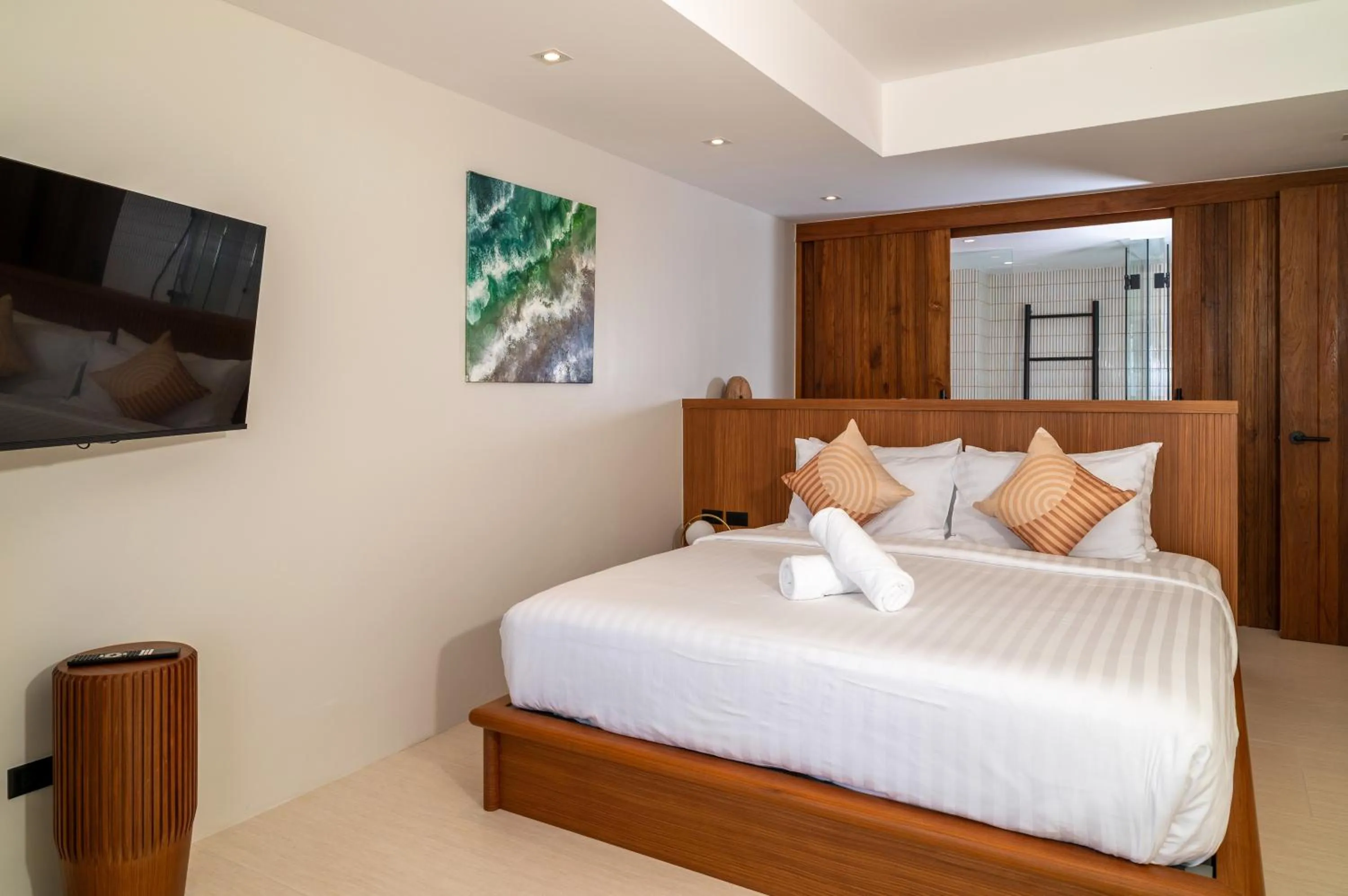 Bed in Baan Bophut Beach Hotel Samui - SHA Extra Plus