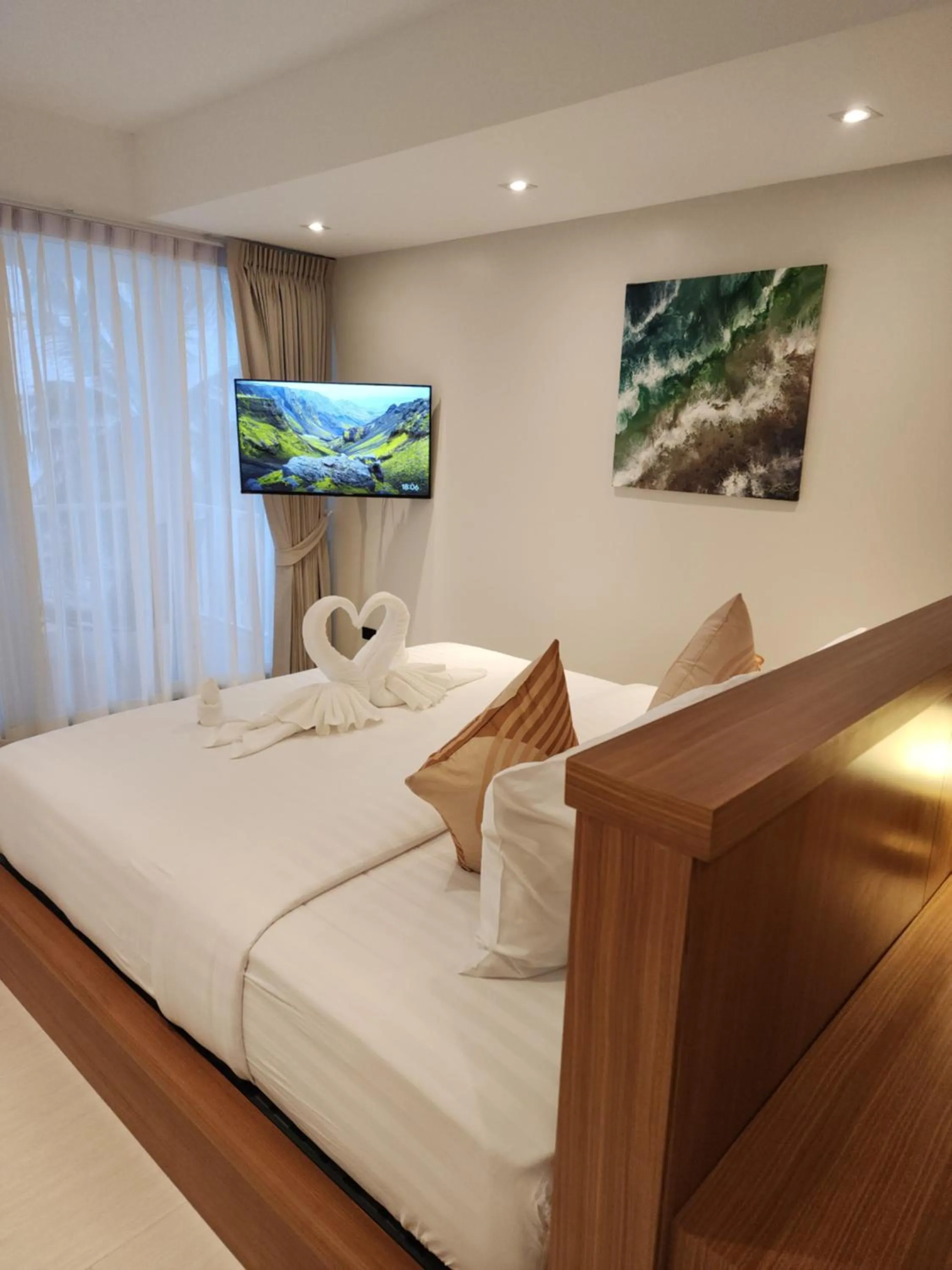 Bed in Baan Bophut Beach Hotel Samui - SHA Extra Plus