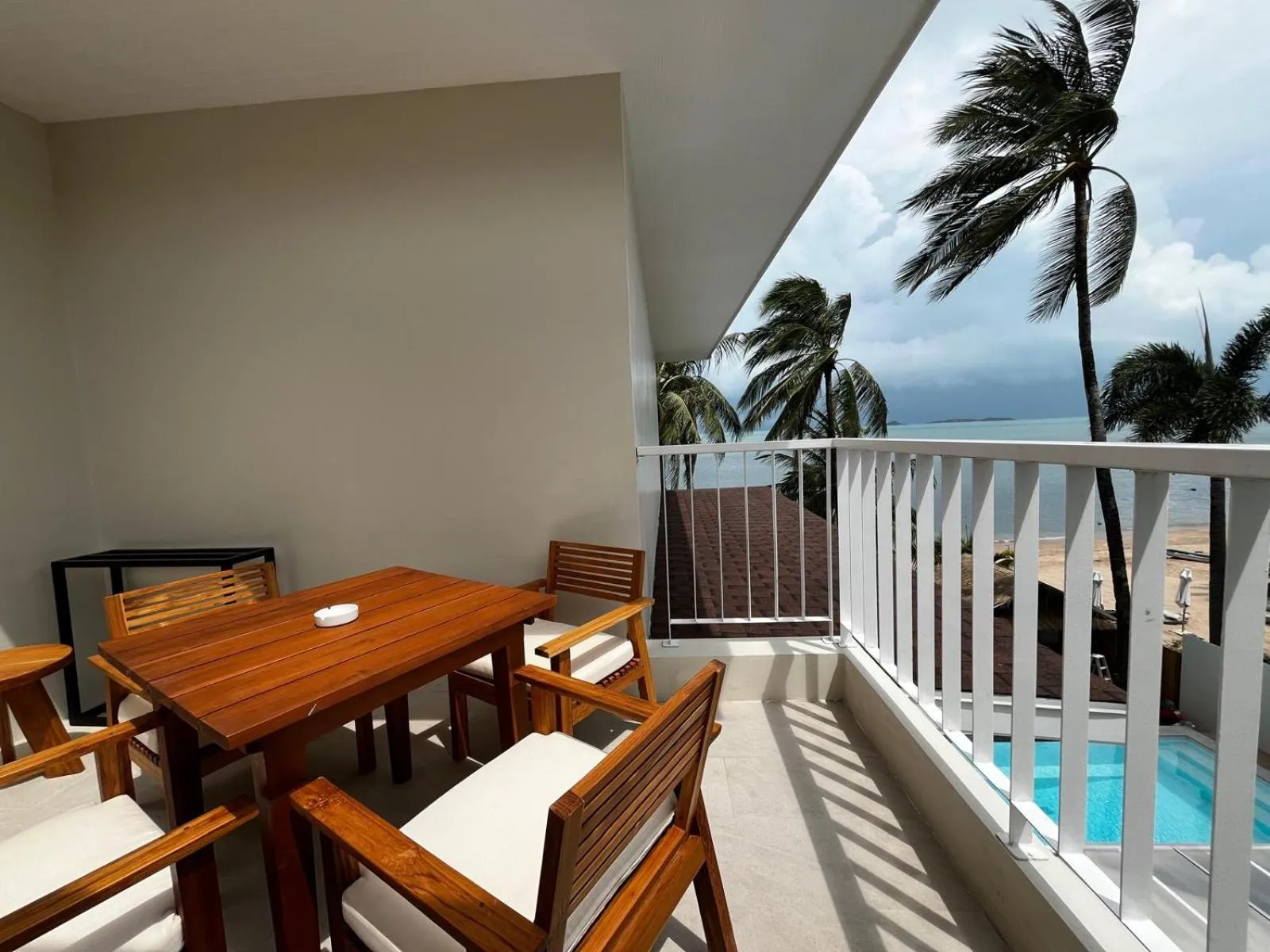 Patio in Baan Bophut Beach Hotel Samui - SHA Extra Plus