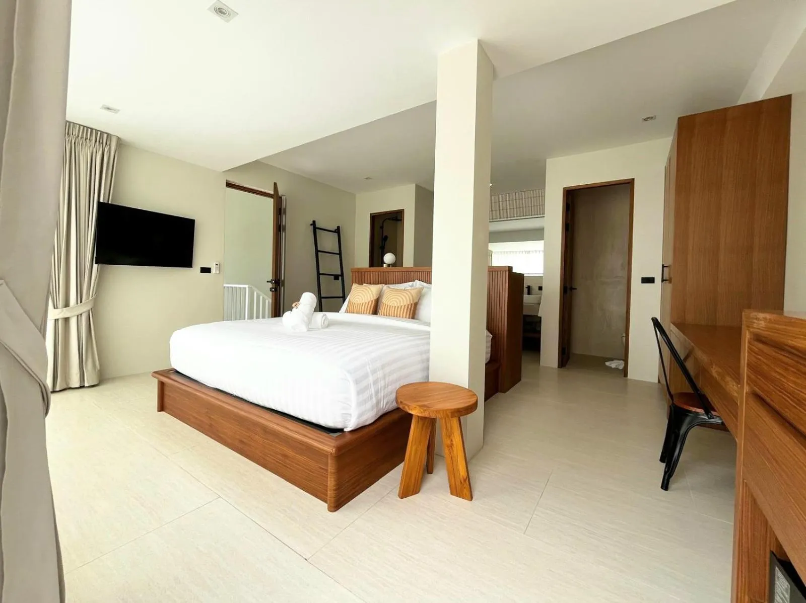 Bed in Baan Bophut Beach Hotel Samui - SHA Extra Plus