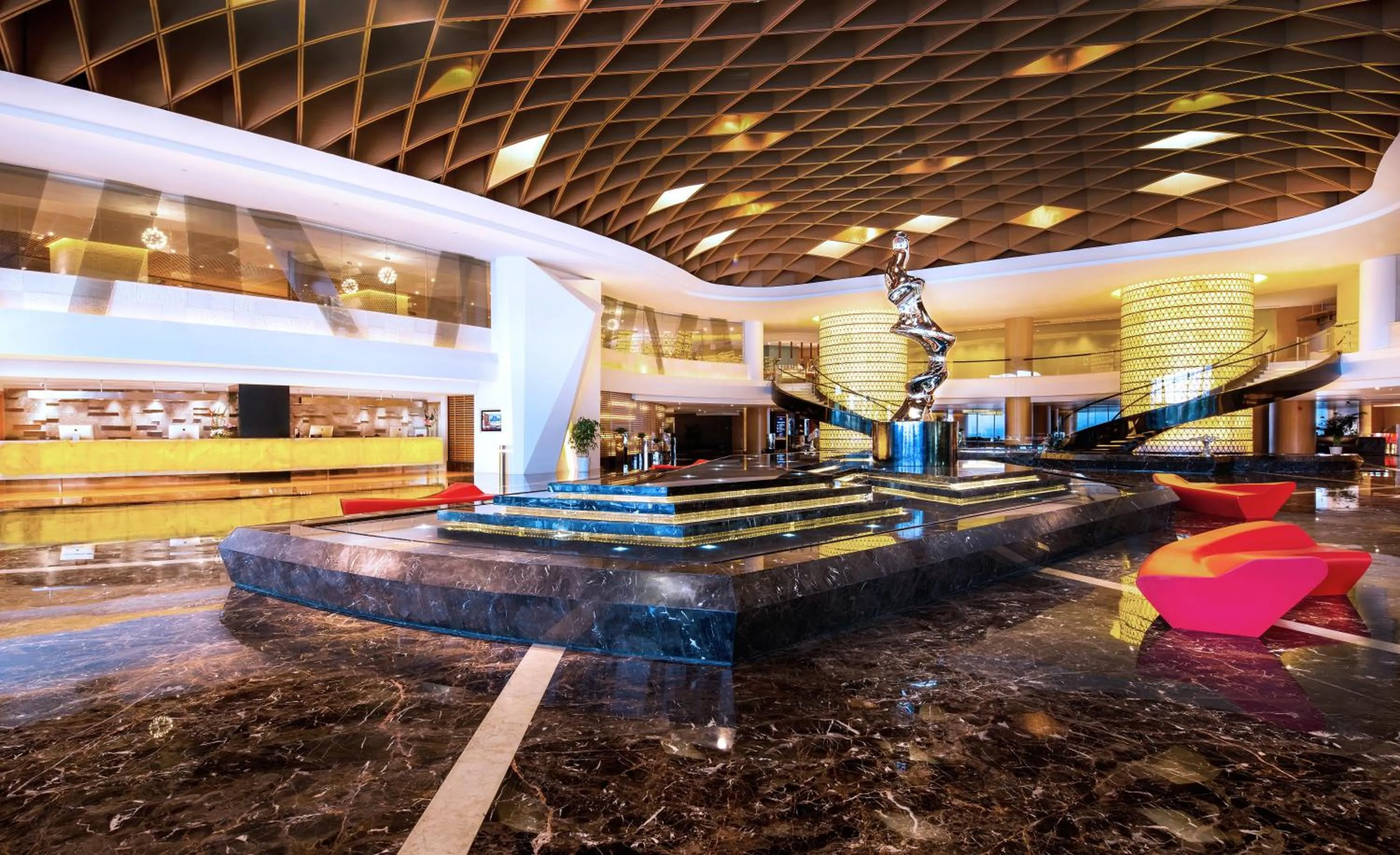 Lobby or reception in Wingtech Hotel