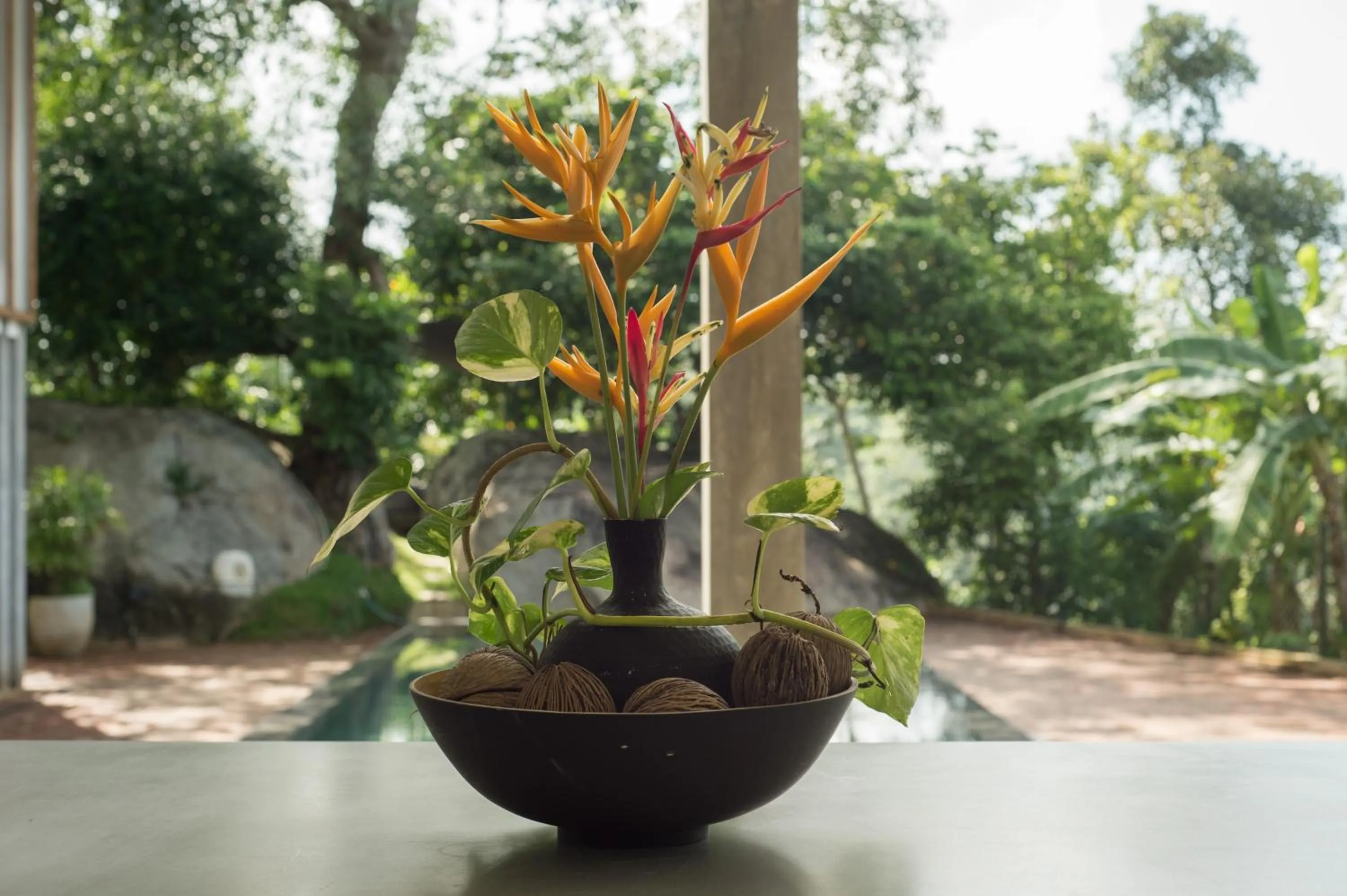 Patio in Villa Amma Erna - Galle