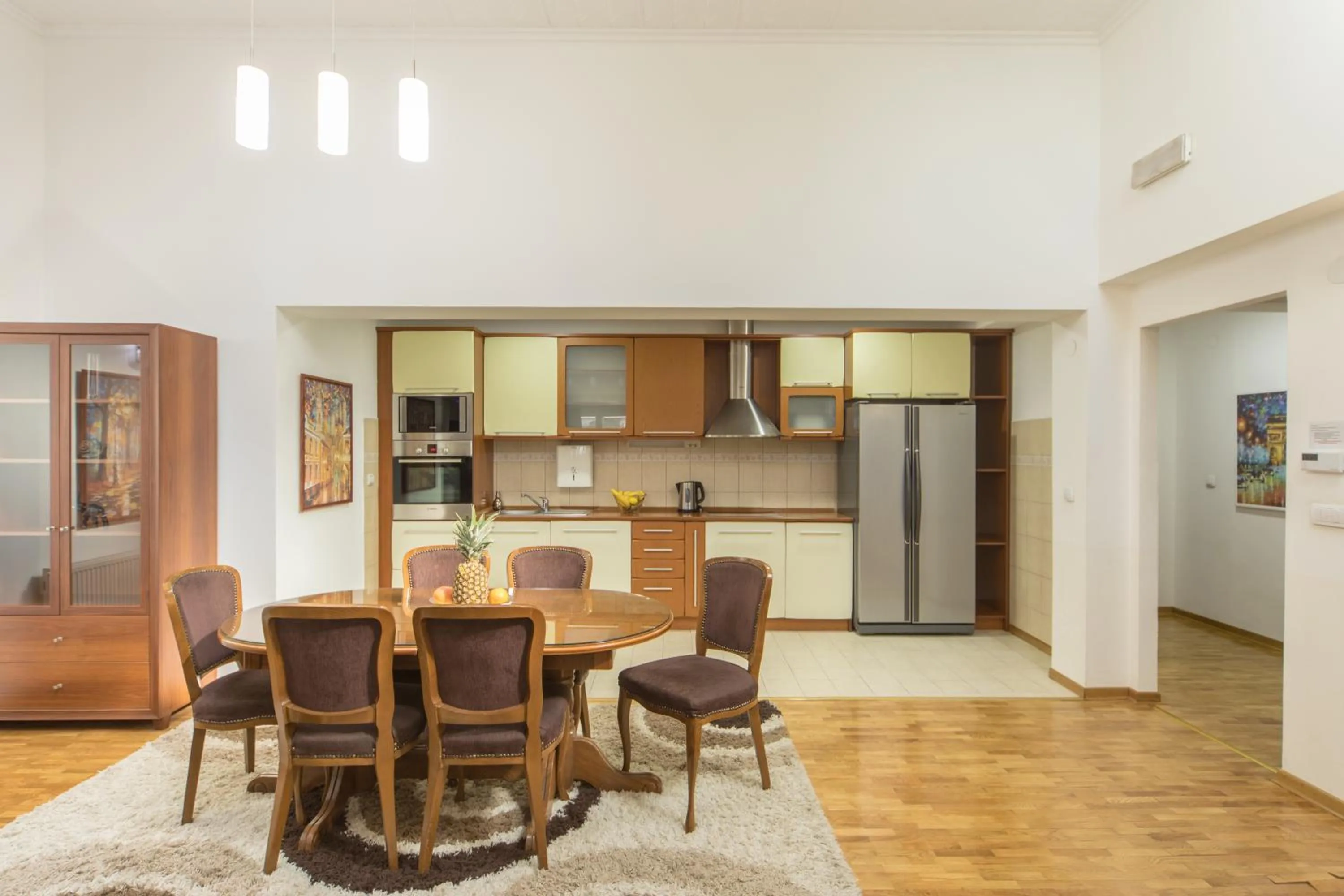 Kitchen or kitchenette in F Apartmani Kragujevac