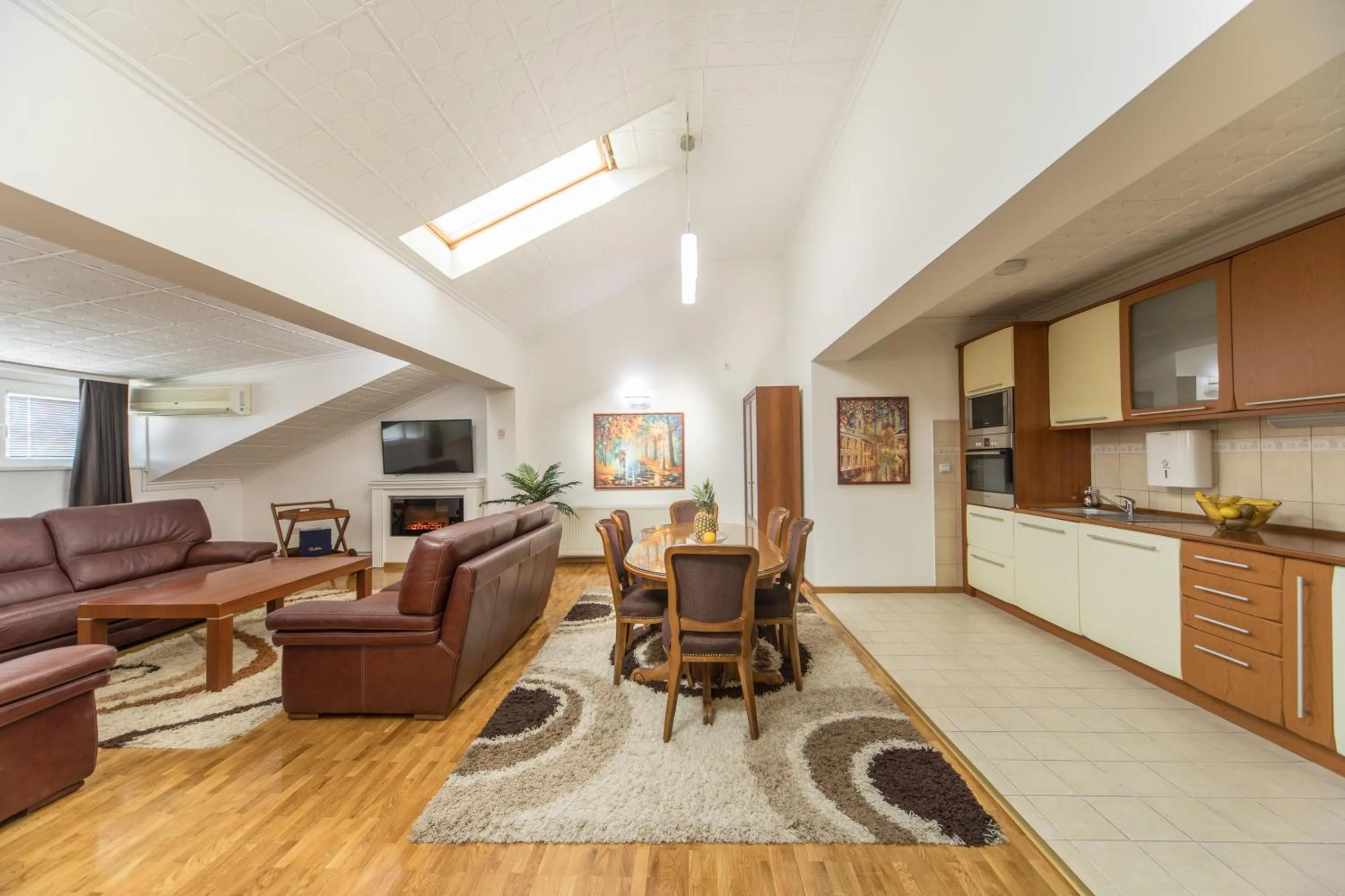 Kitchen or kitchenette in F Apartmani Kragujevac