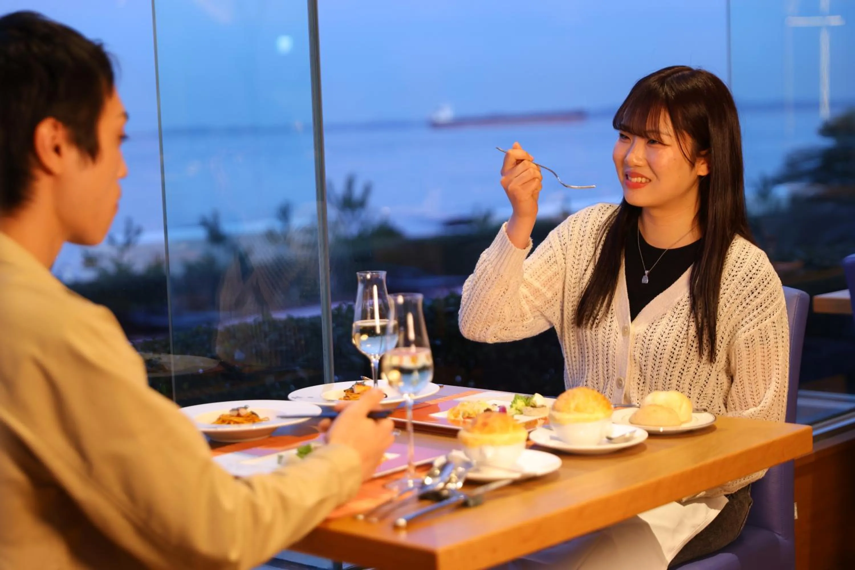 Restaurant/places to eat in La vista Yokosuka Kannonzaki Terrace