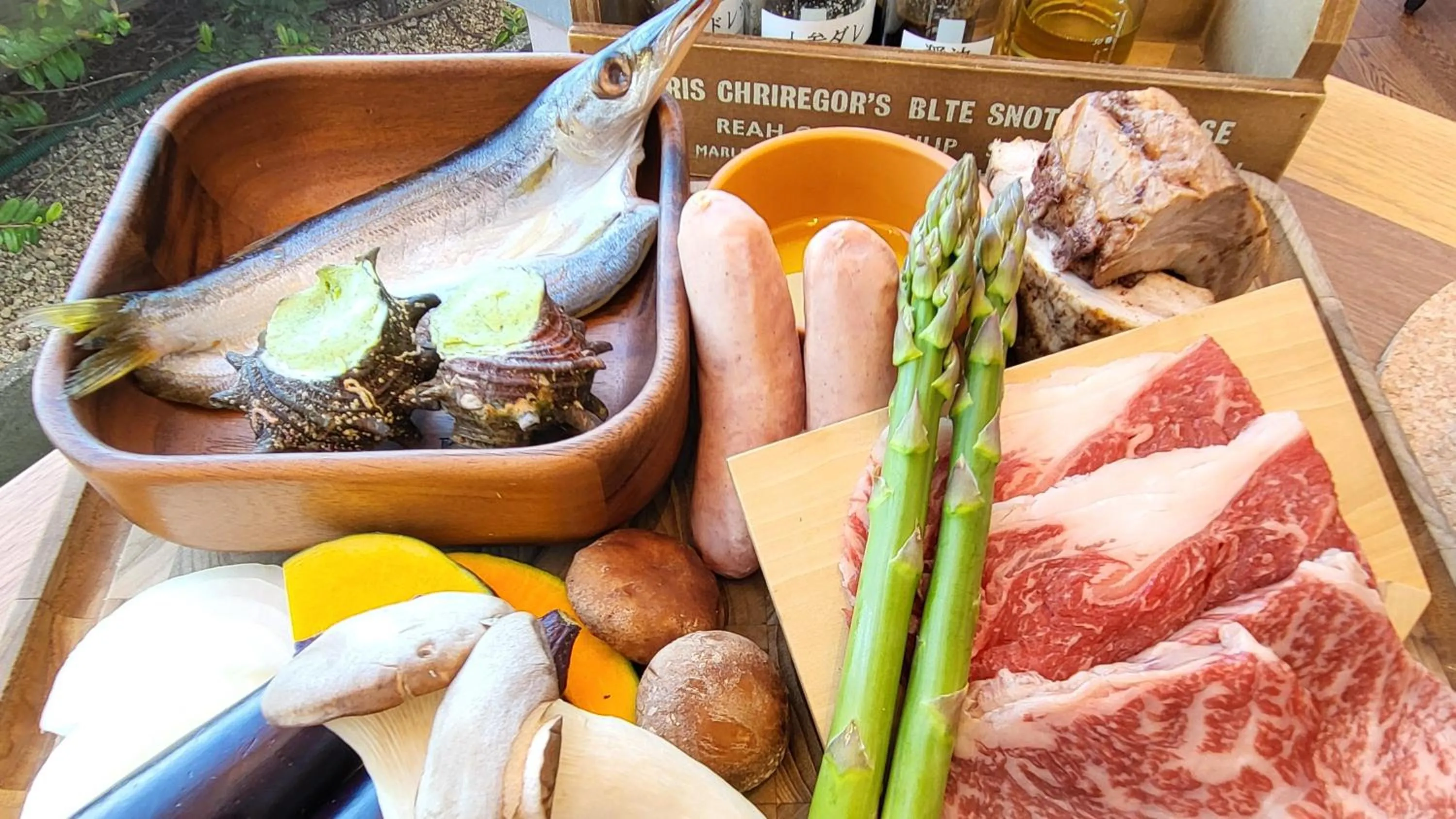 Food close-up in La vista Yokosuka Kannonzaki Terrace