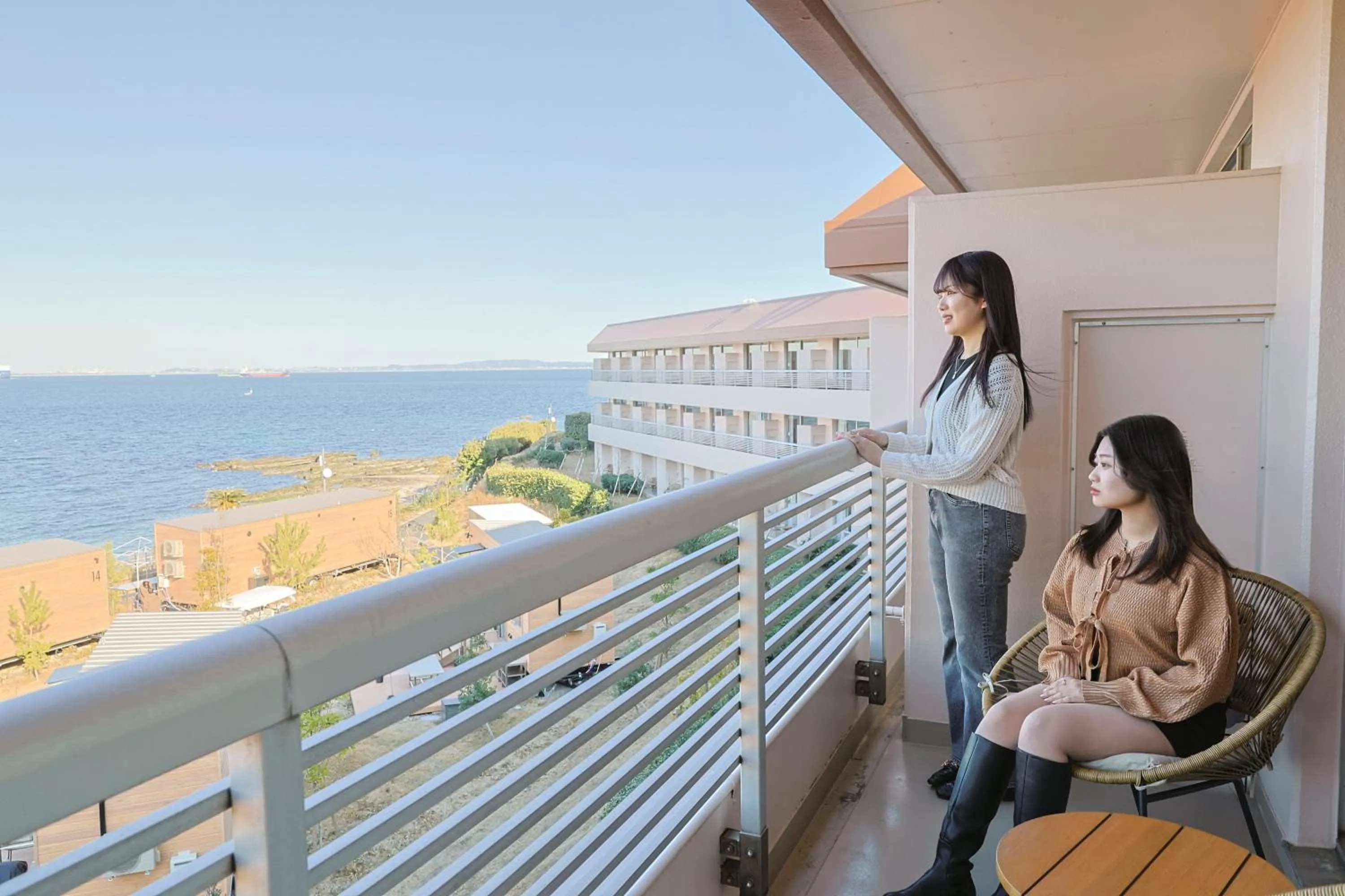 People in La vista Yokosuka Kannonzaki Terrace