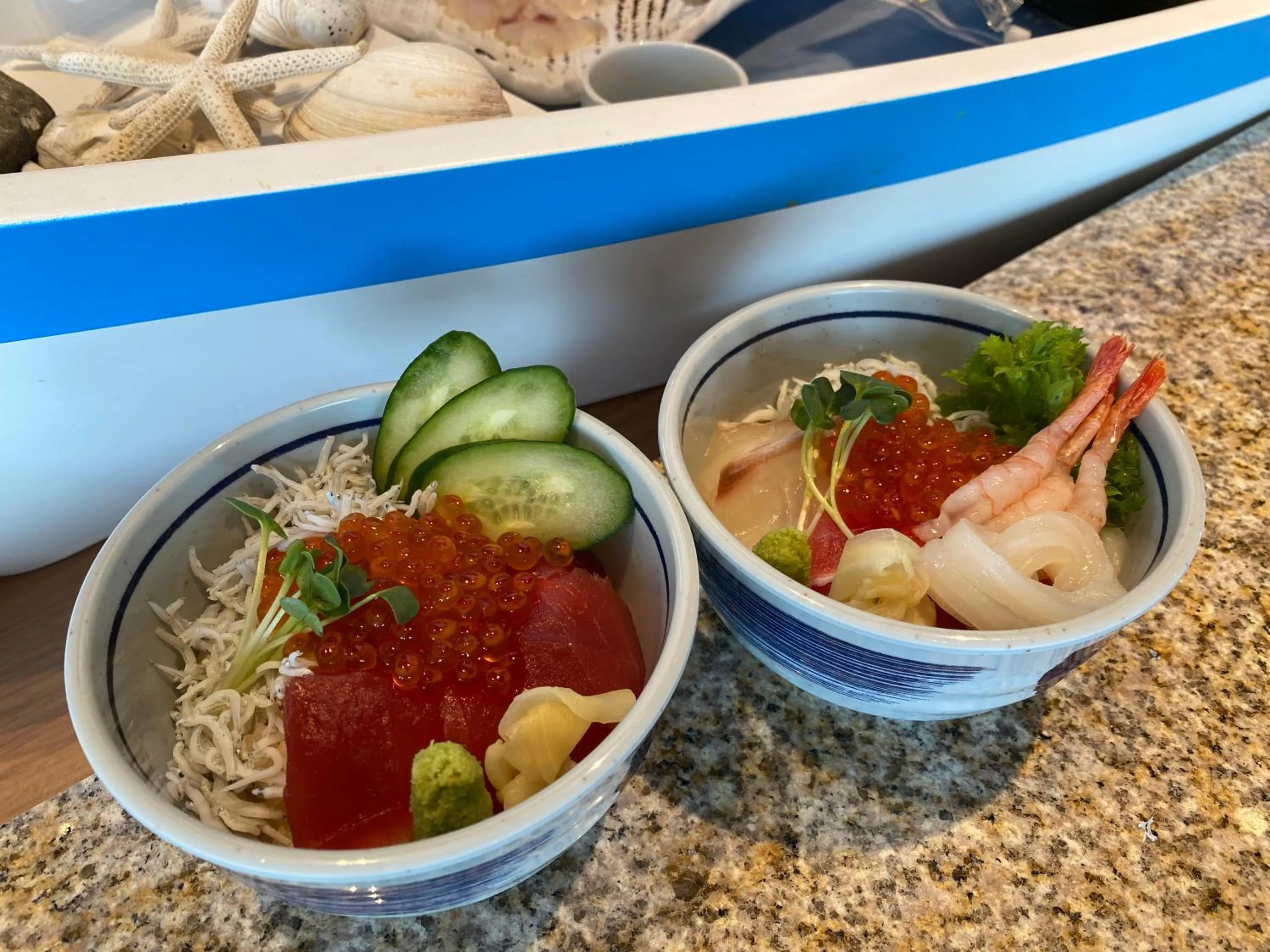 Food and drinks in La vista Yokosuka Kannonzaki Terrace