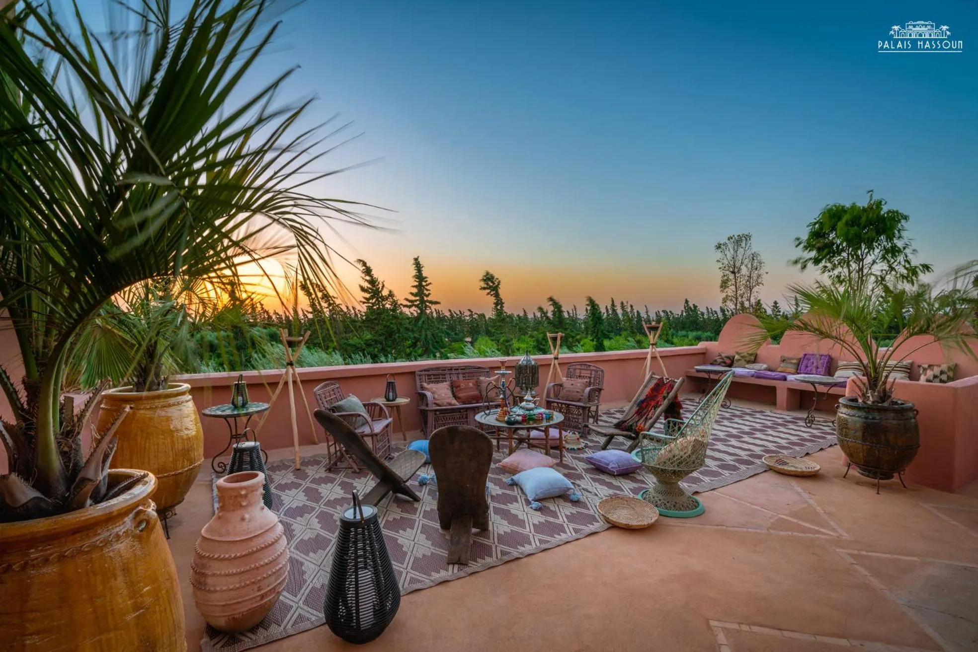 Patio in Palais Hassoun Marrakech