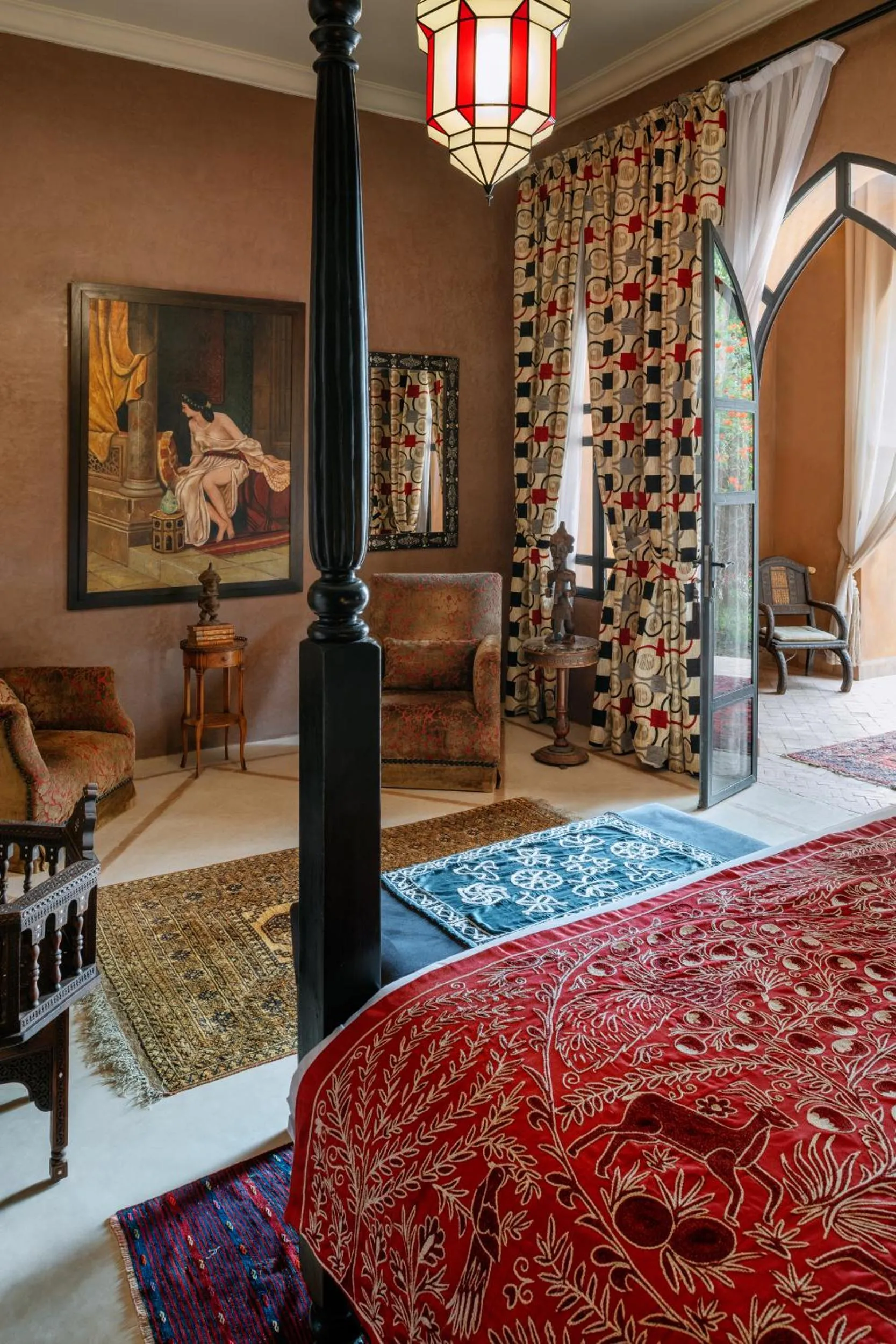 Bed in Palais Hassoun Marrakech