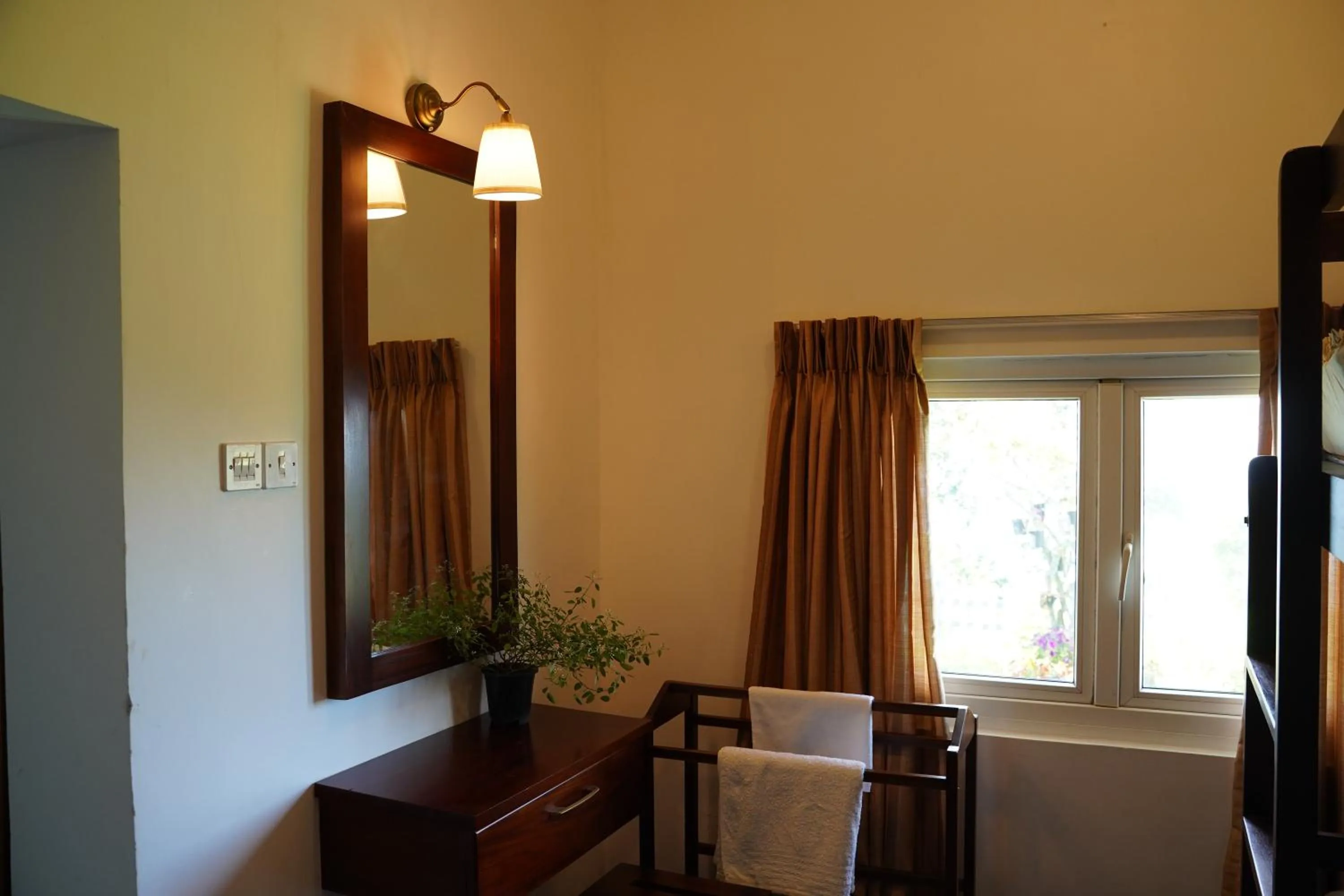 Bedroom in Clouds Holiday Bungalow